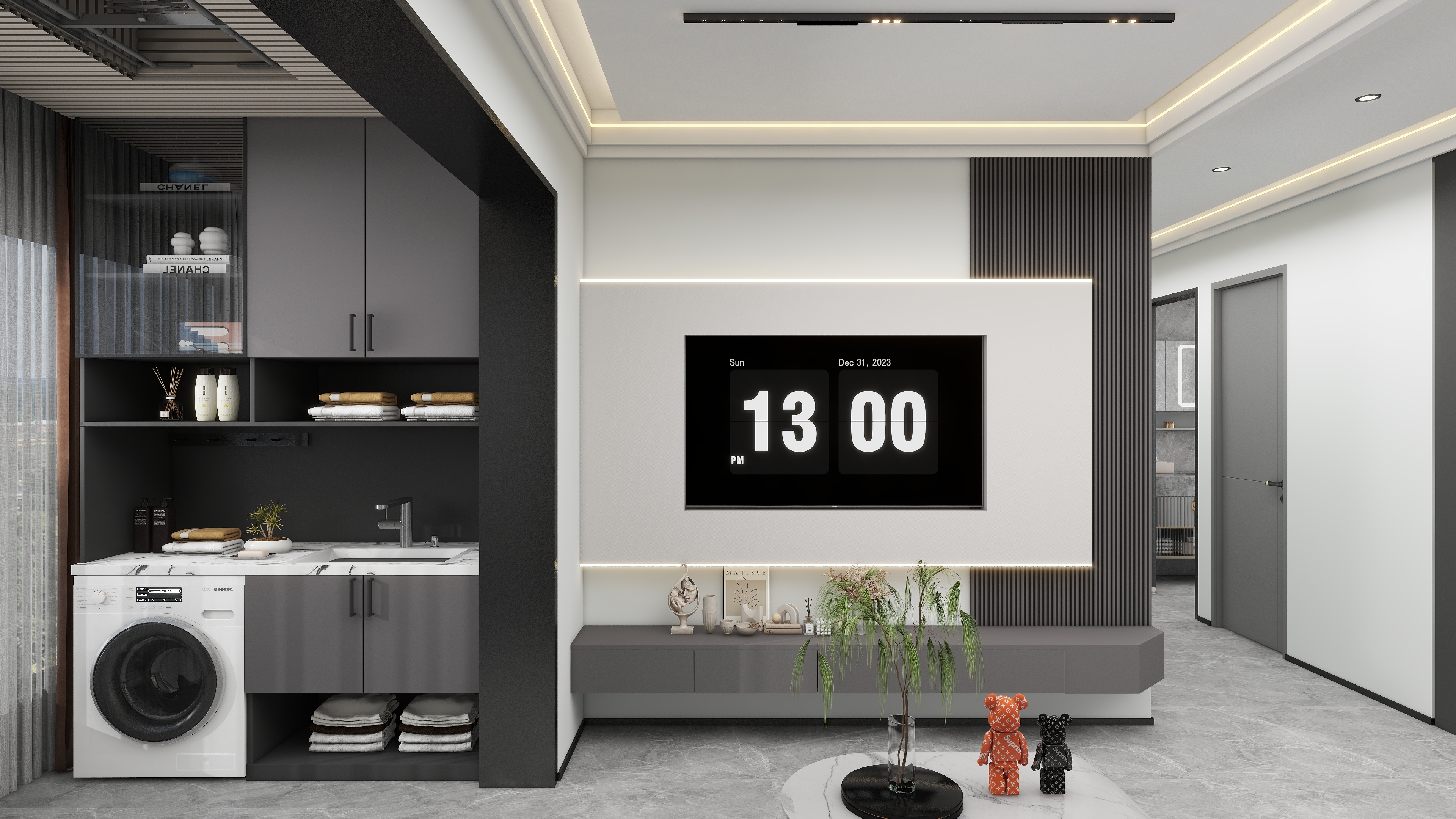 伱的层呐-91㎡2室-装修设计方案