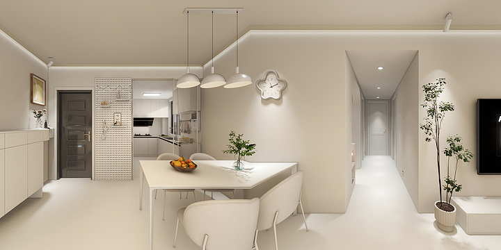 尚景逸家装饰设计-蚌埠市湖山春晓-装修设计方案