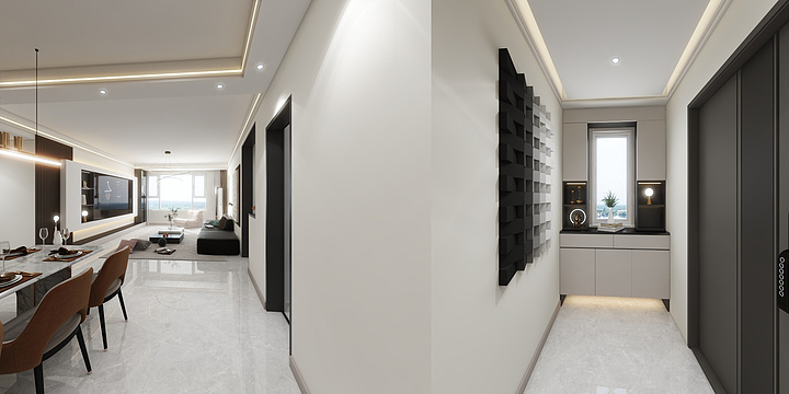 米兰之境-菏发中心学府17-20001-装修设计方案