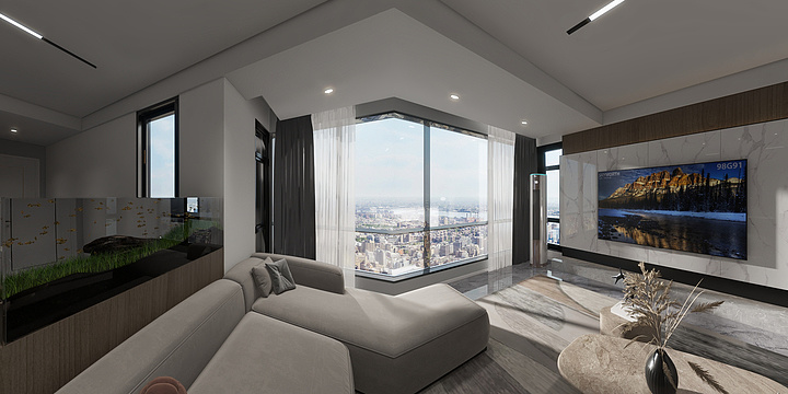 潮汐共存-万晟城云府-装修设计方案