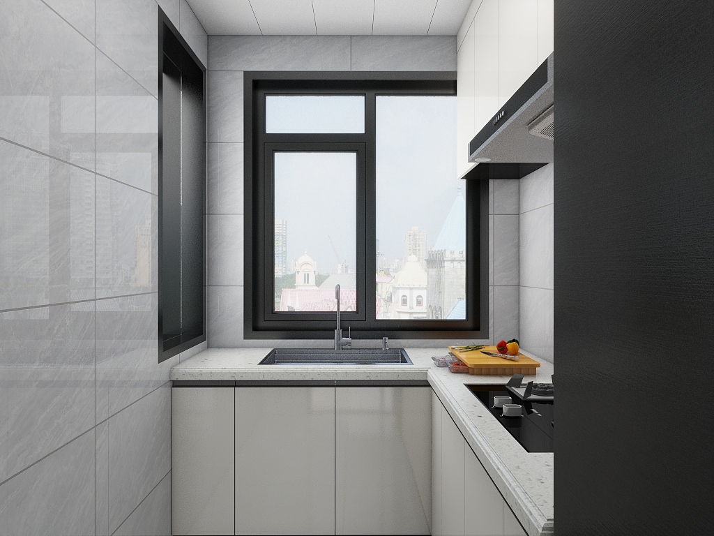 龙晨设计-113㎡4室装修效果图