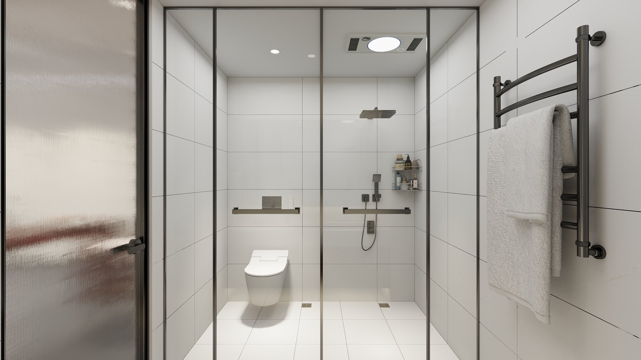 神马云在线-董事长办公室带休息室和卫生间装修效果图