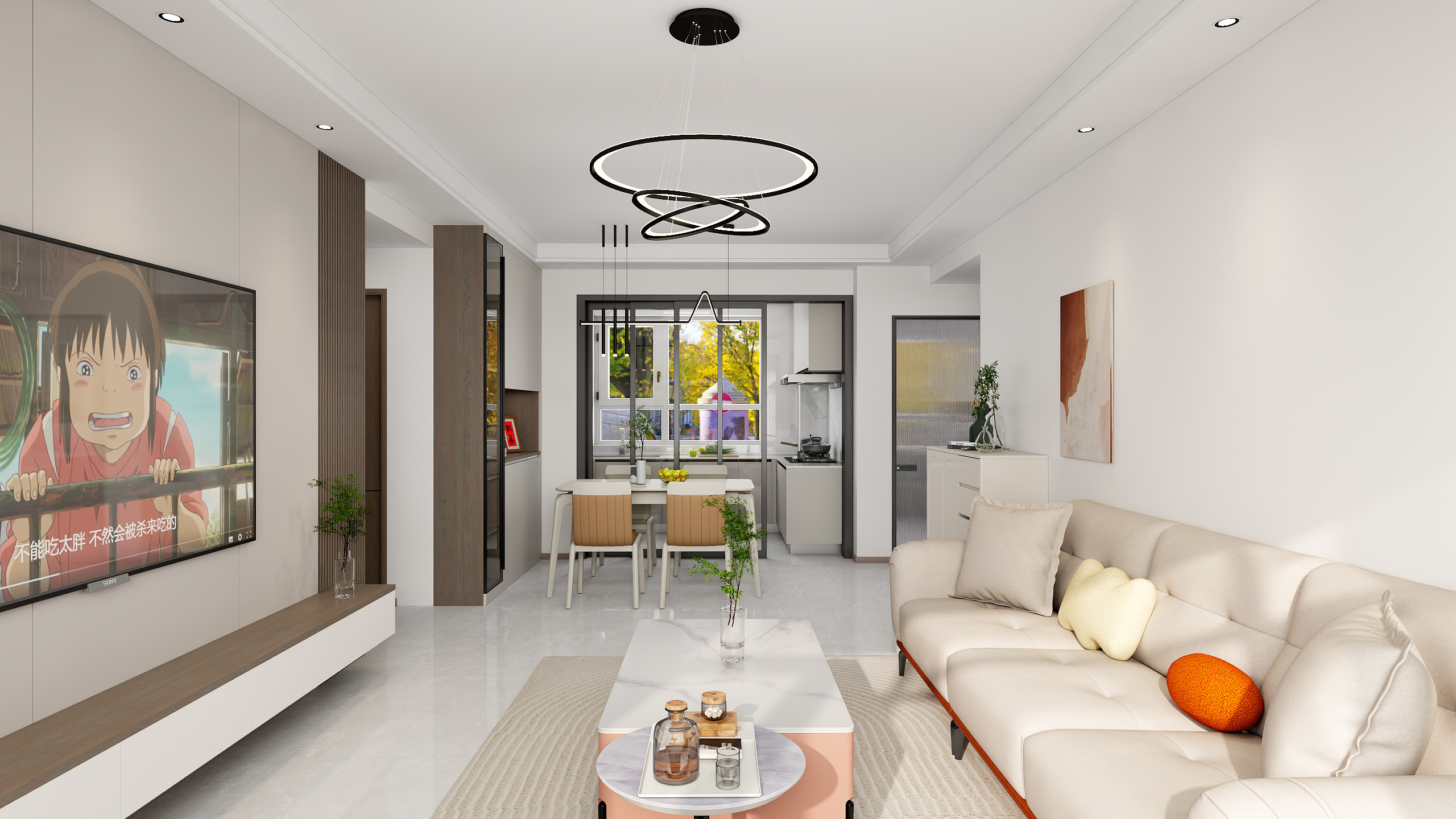 亦初视觉-盛世华庭99平-现代风格-装修设计方案