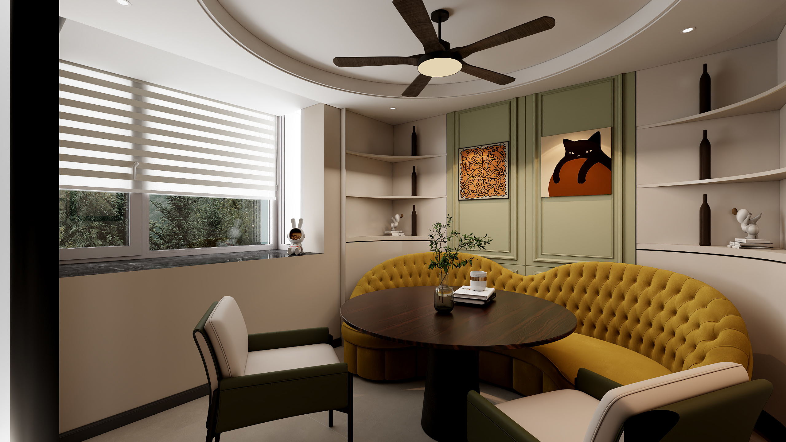 SUYUqwbt-清江西苑法式复古混搭180跃层装修效果图