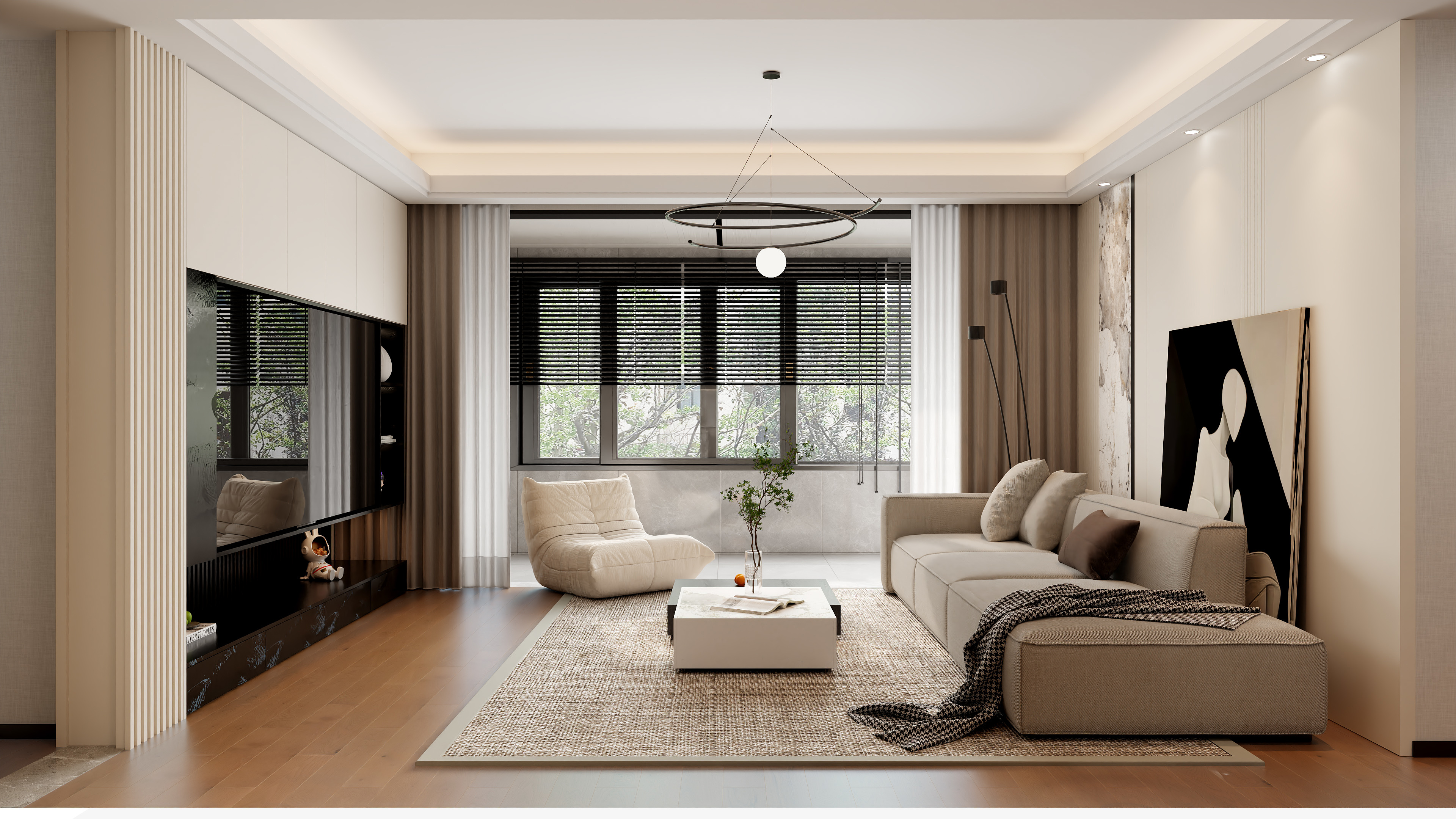 山海丨DESIGN-颐和铂岸江璟143-装修设计方案