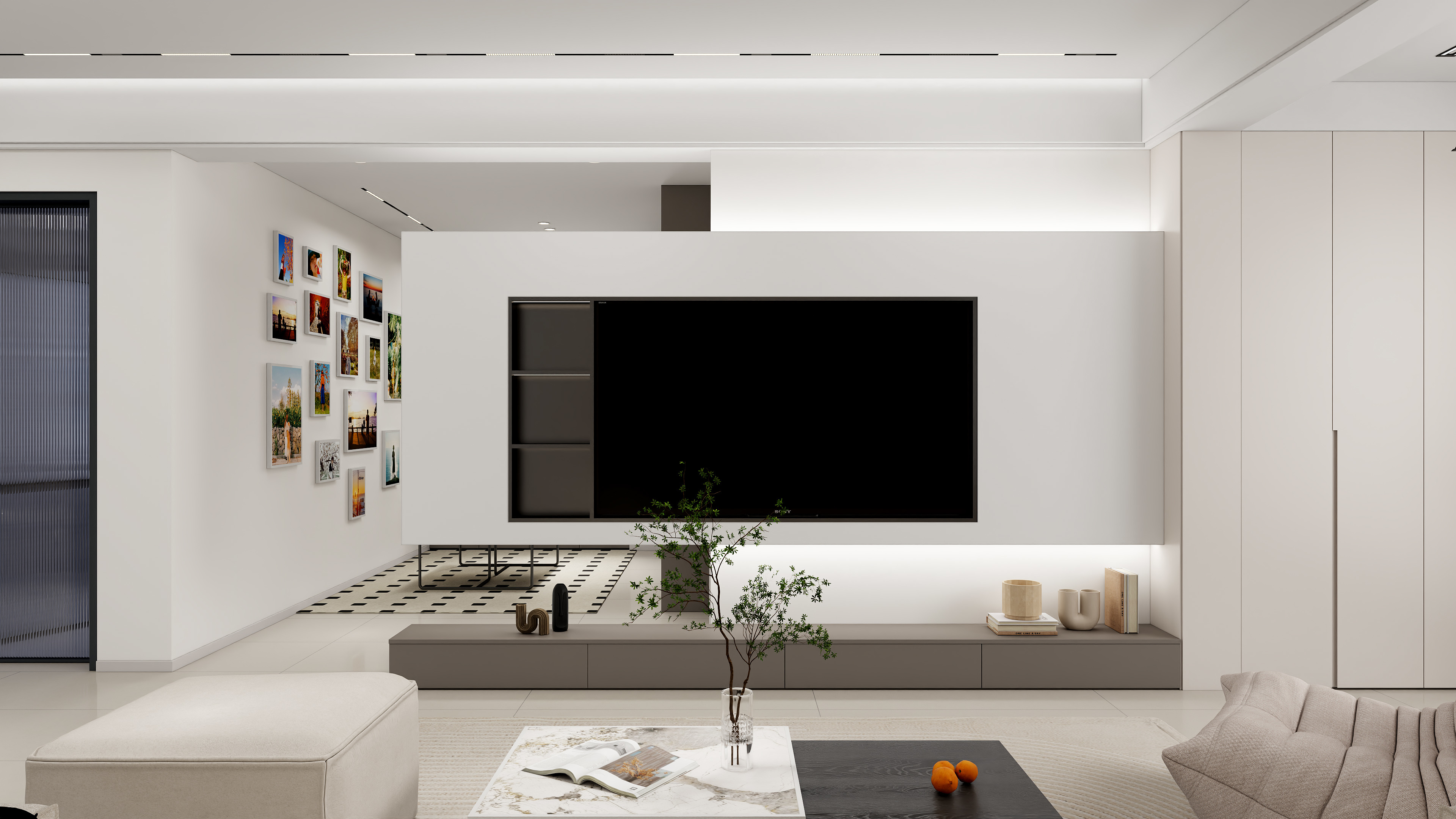 設計师-瑶米-万达国际公馆116㎡1室-装修设计方案