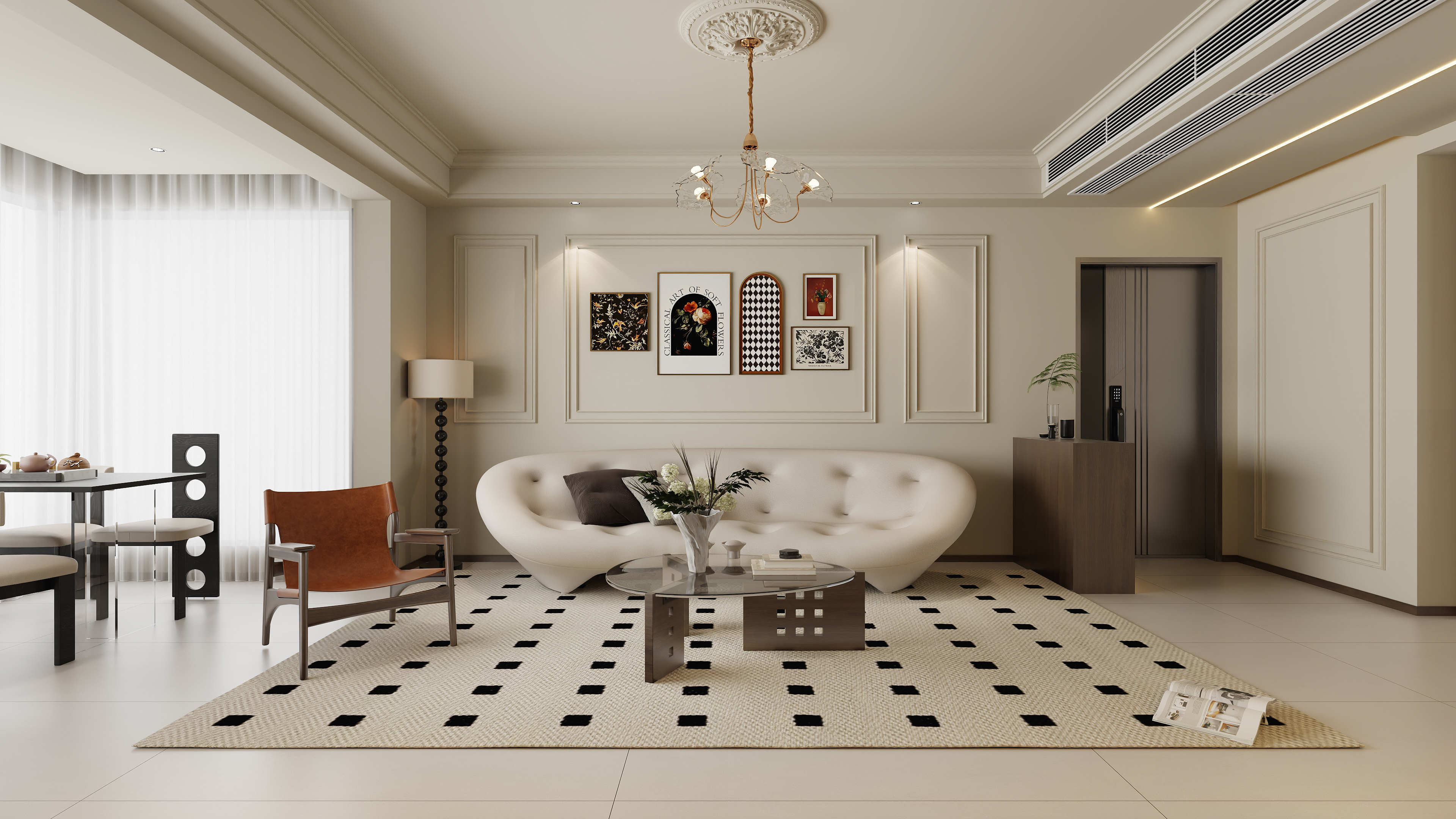 不ai画图-141㎡3室装修效果图