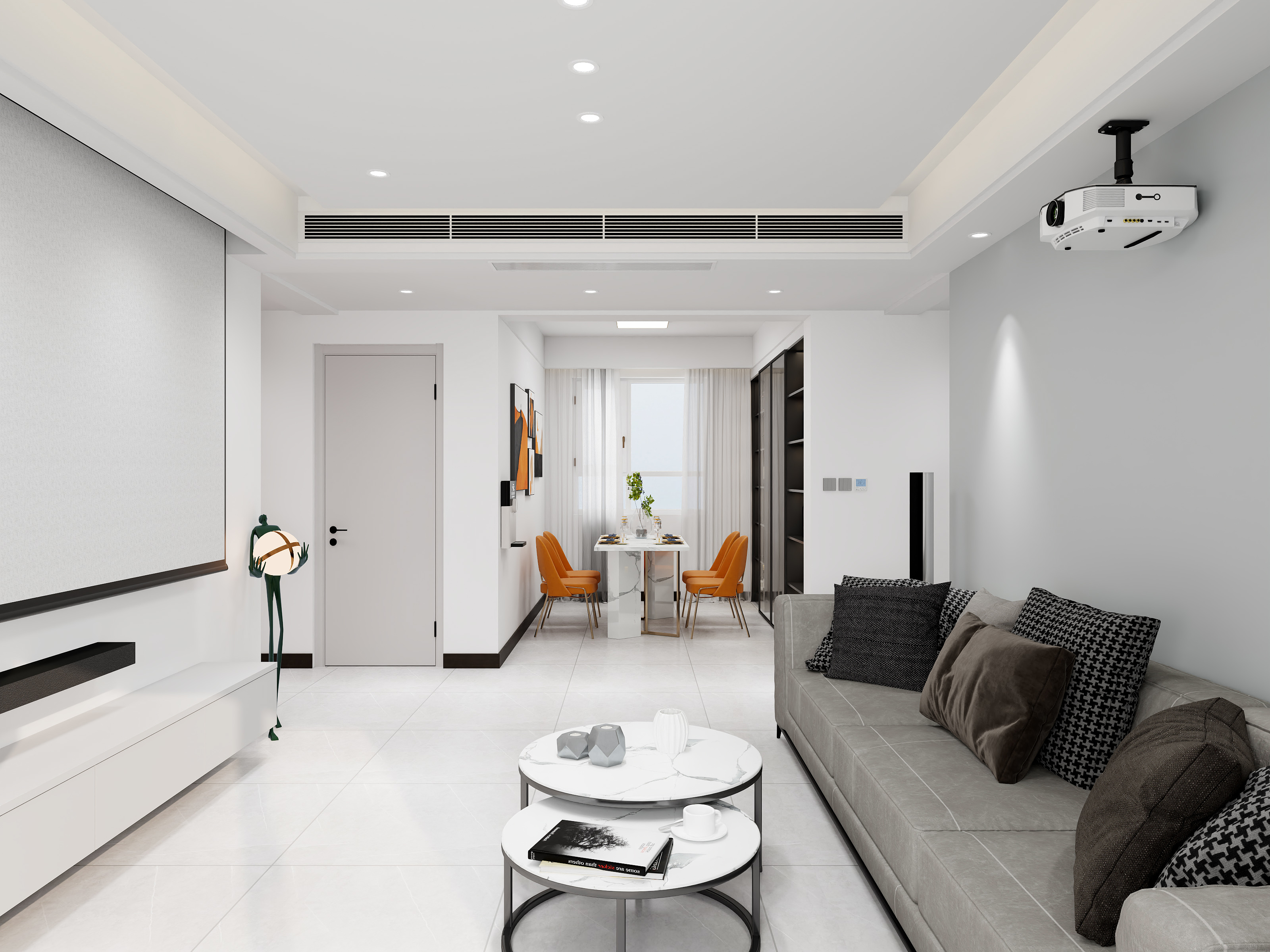 笑在此刻-边各寨94㎡-装修设计方案