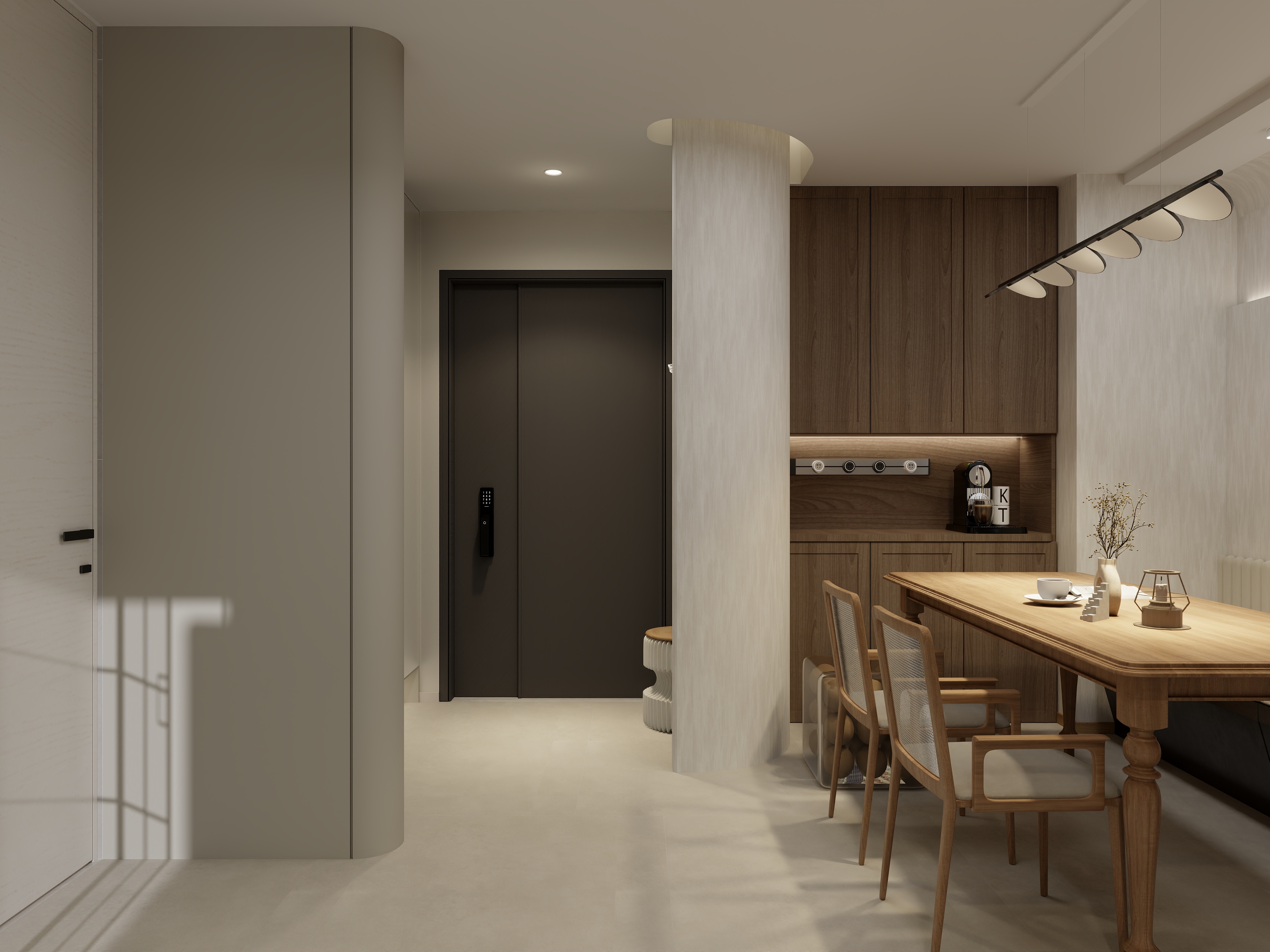 天天~住宅设计师-北京天畅园150平米中古风落地案例装修效果图