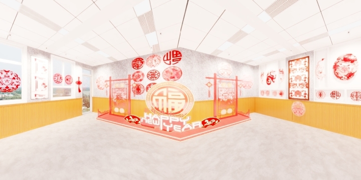 彩装设计-花滩中学-装修设计方案