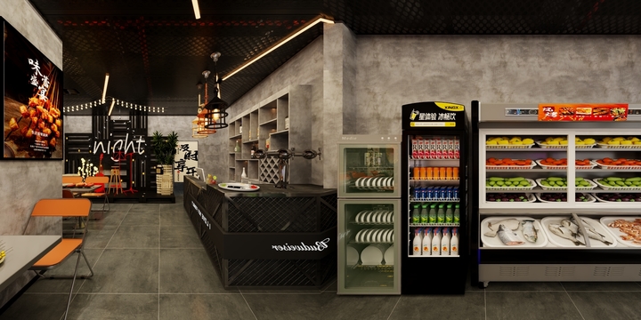 设计室-林-烧烤店-装修设计方案