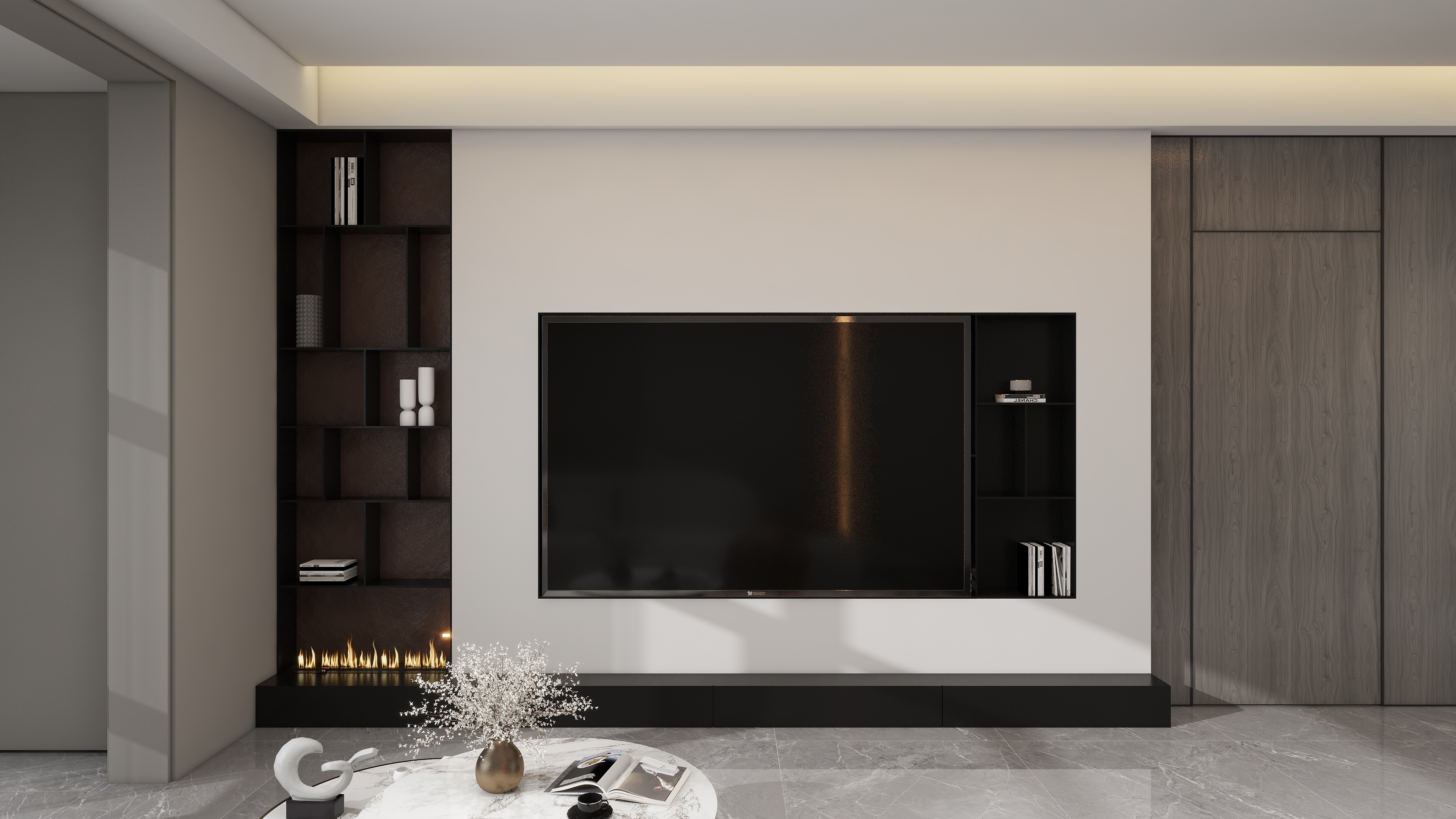 I效果图I.-105㎡3室-装修设计方案