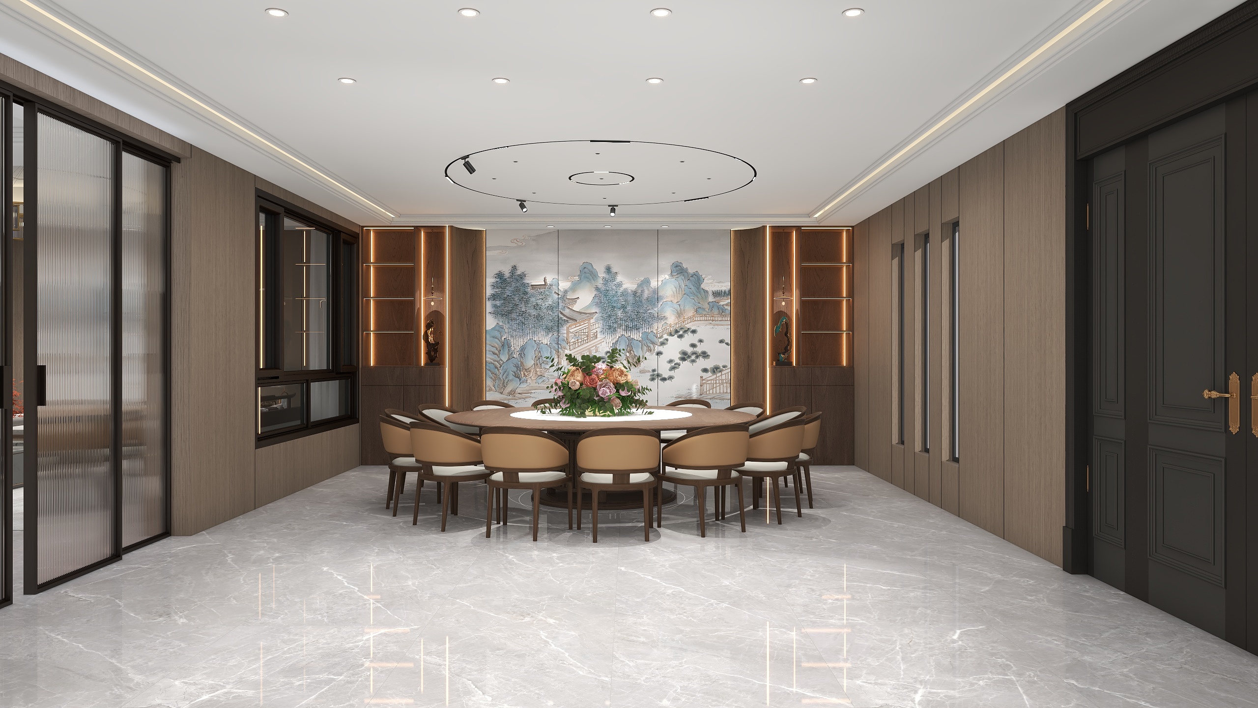 熙皑-300平蟹楼-装修设计方案