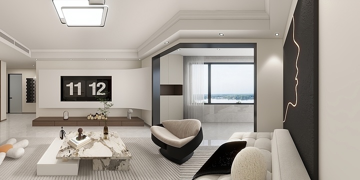 室内设计师-Dyson-壹号院29-1-1201-装修设计方案