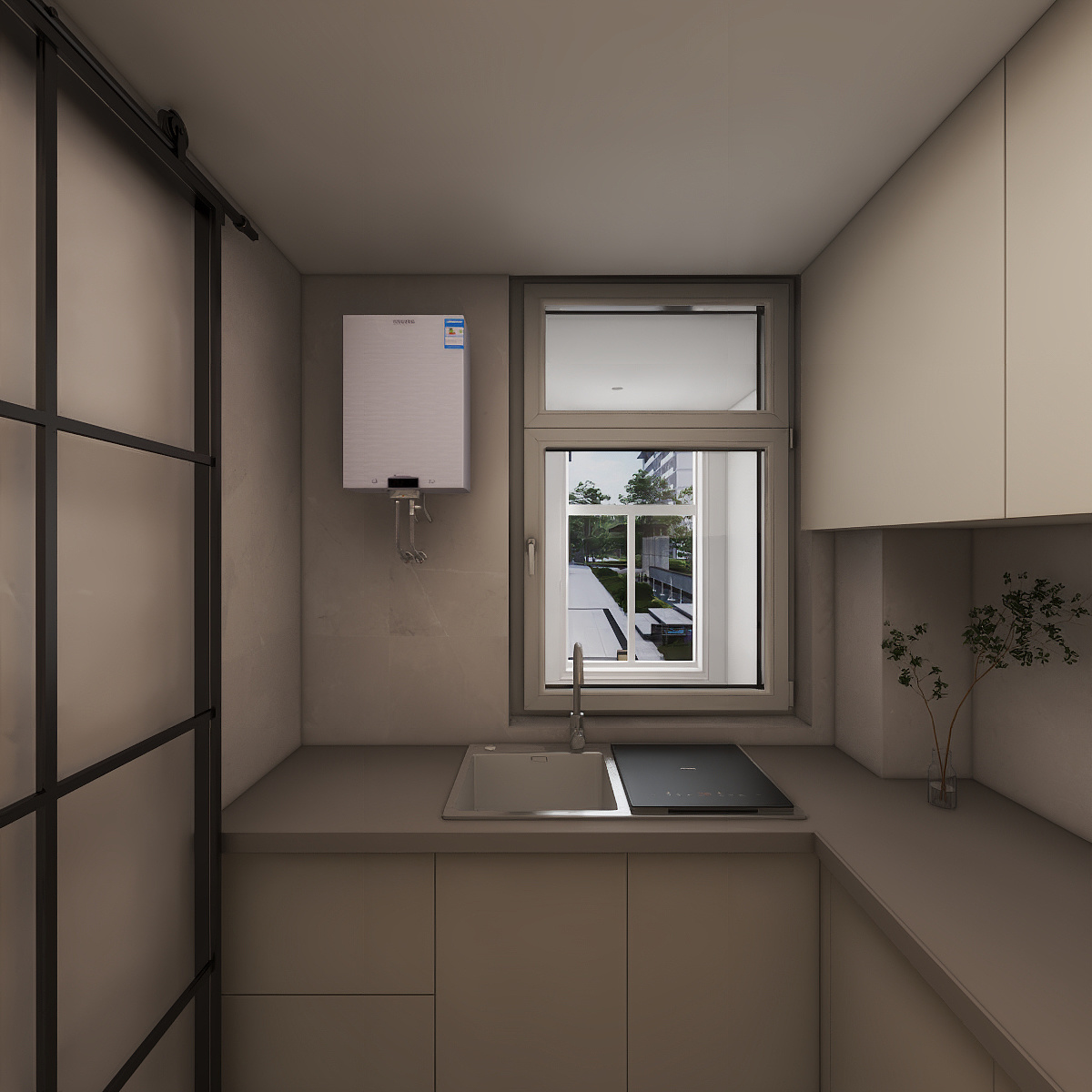 谢旗高-《初秋细语》现代风格135平方三室装修效果图