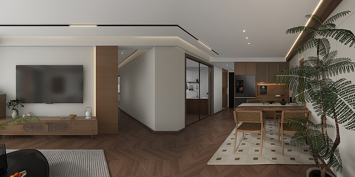 杨先生Sir-腾茂4-2-1603-装修设计方案