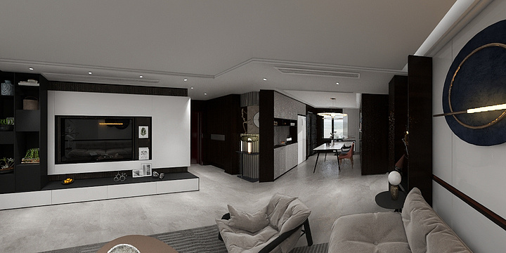 wofl-TIANHU MINZU 酒柜改-装修设计方案