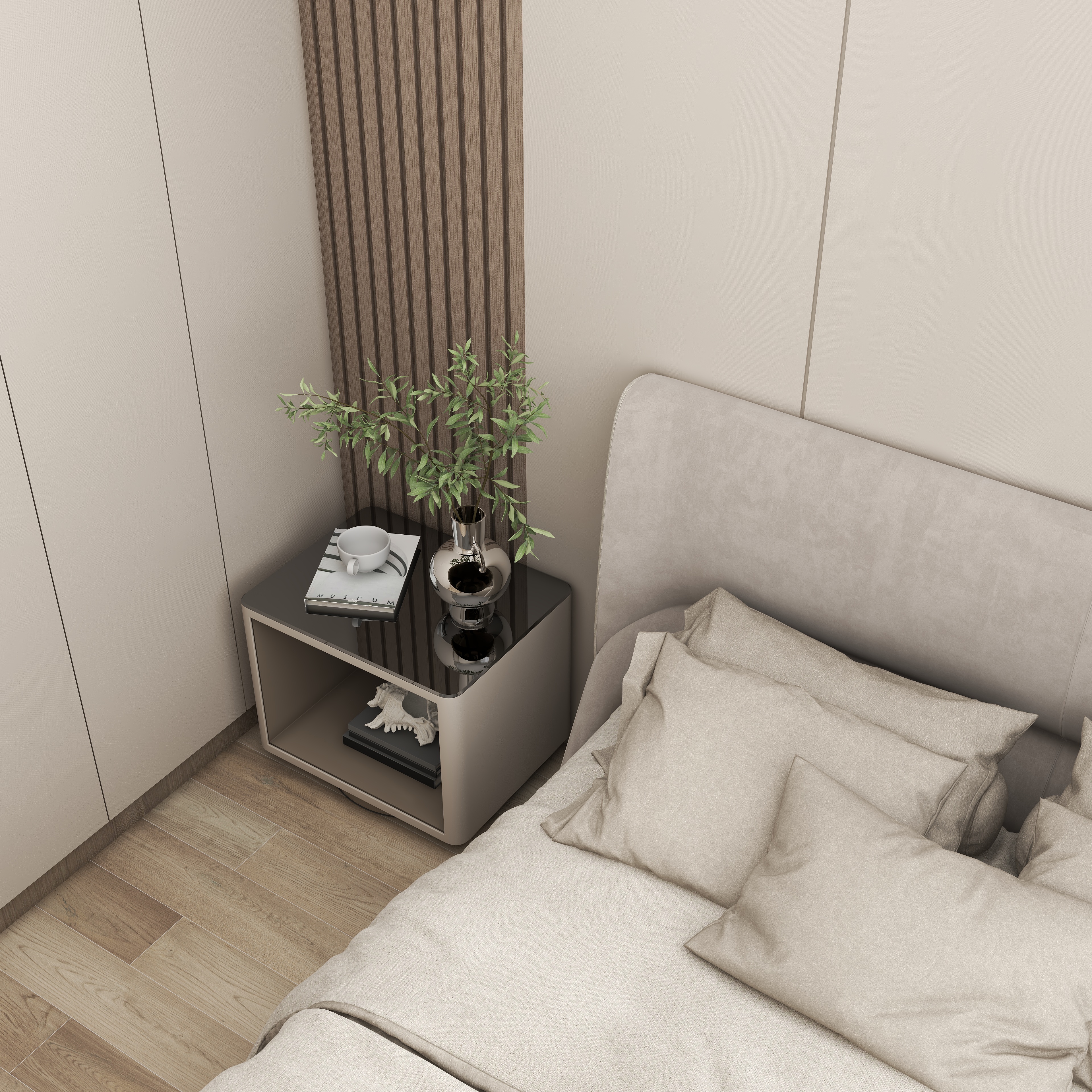 壹诺设计工作室-125㎡3室-现代简约装修效果图