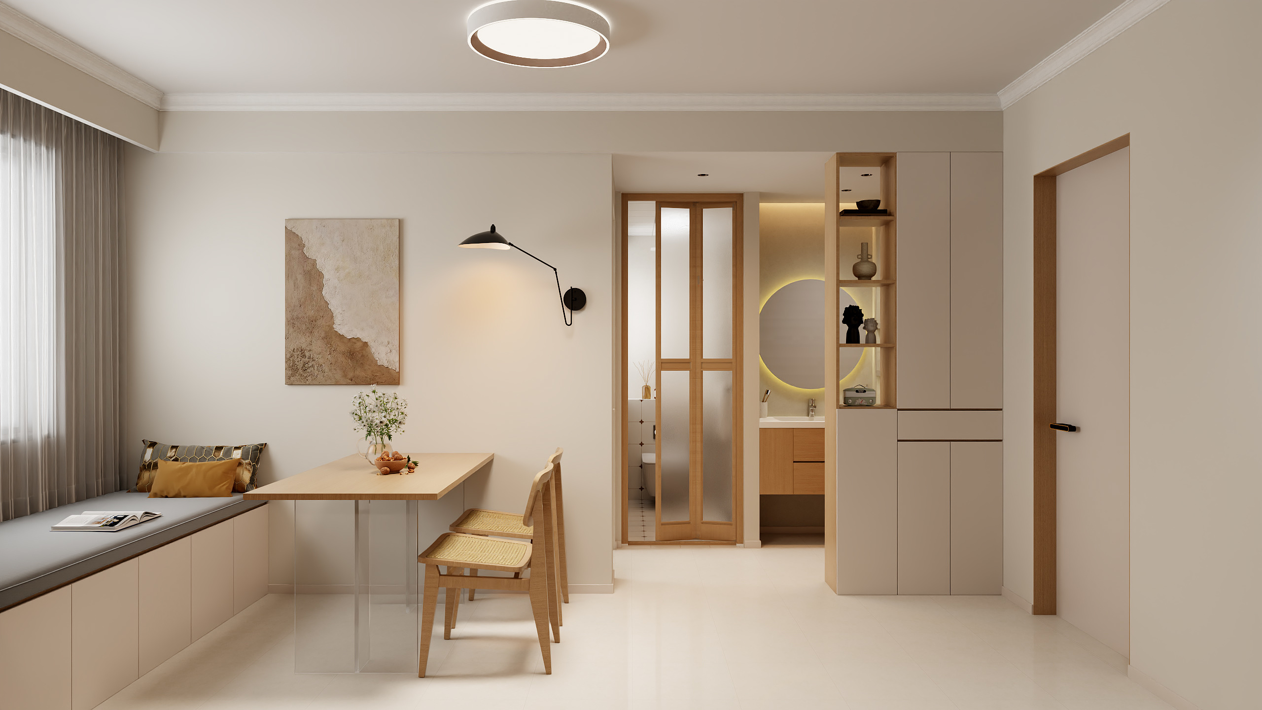 又余-75平原木风-装修设计方案