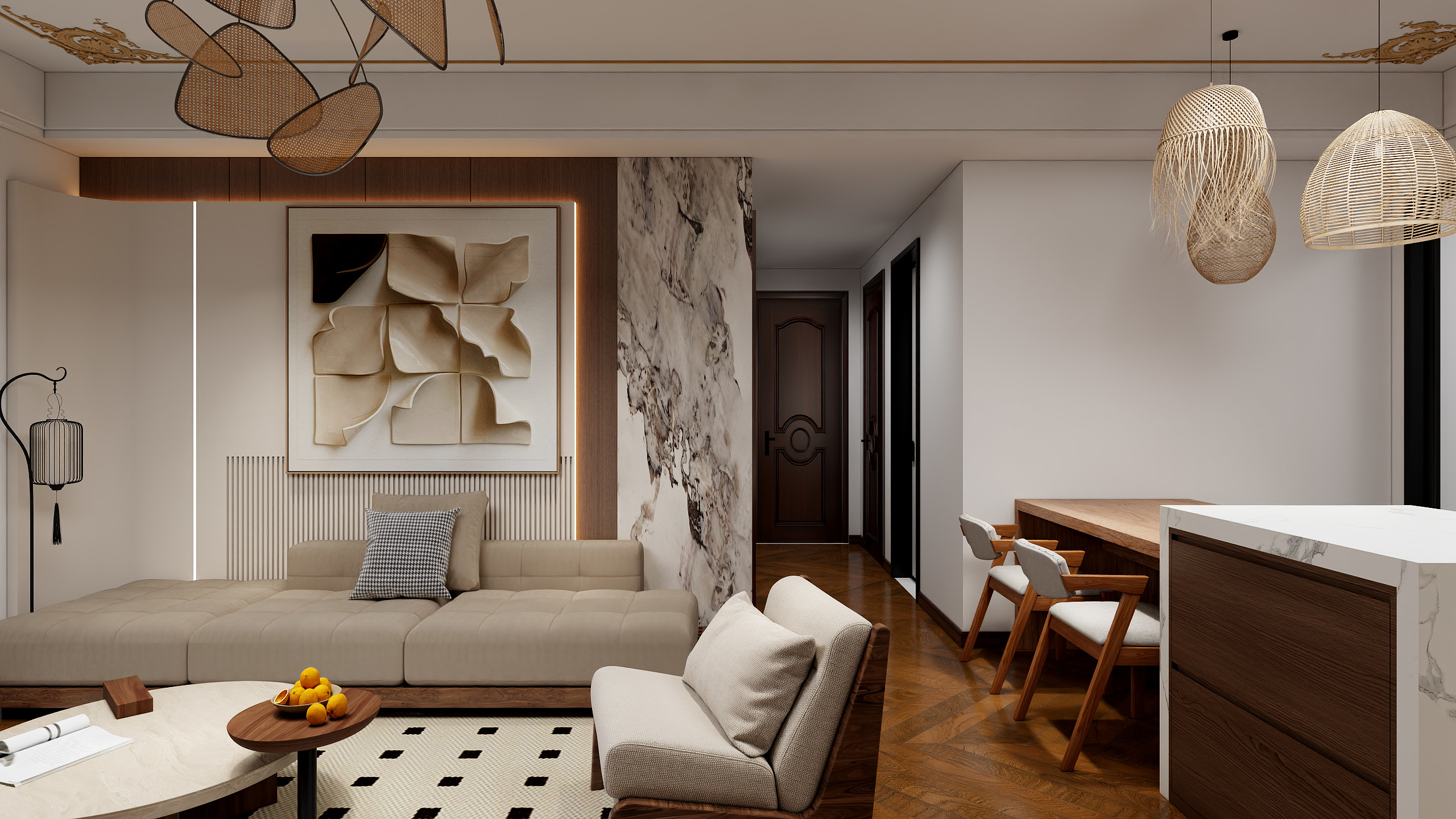 晚安小夏-逸风御园E户型装修效果图