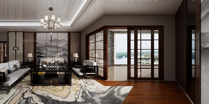 吴慧娜-新中式房屋吴慧娜-装修设计方案