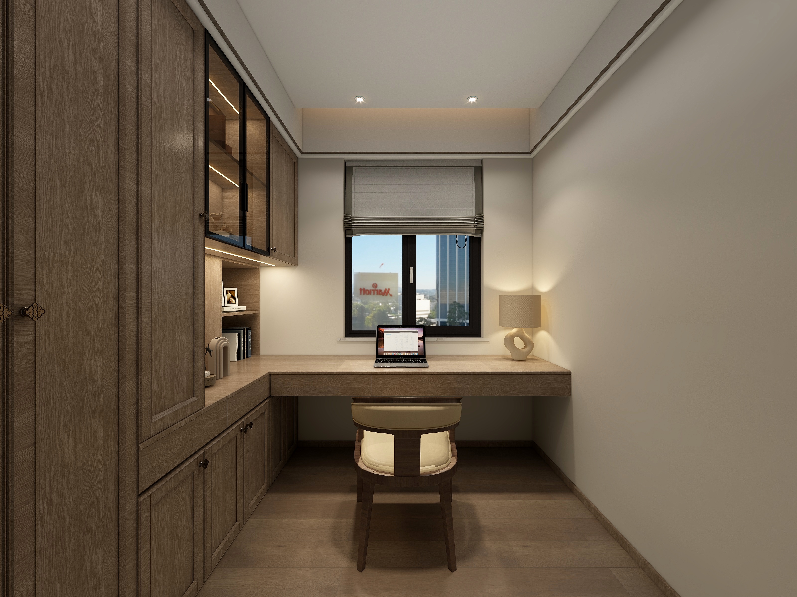 杨华-北宸之光新中式217㎡4室装修效果图