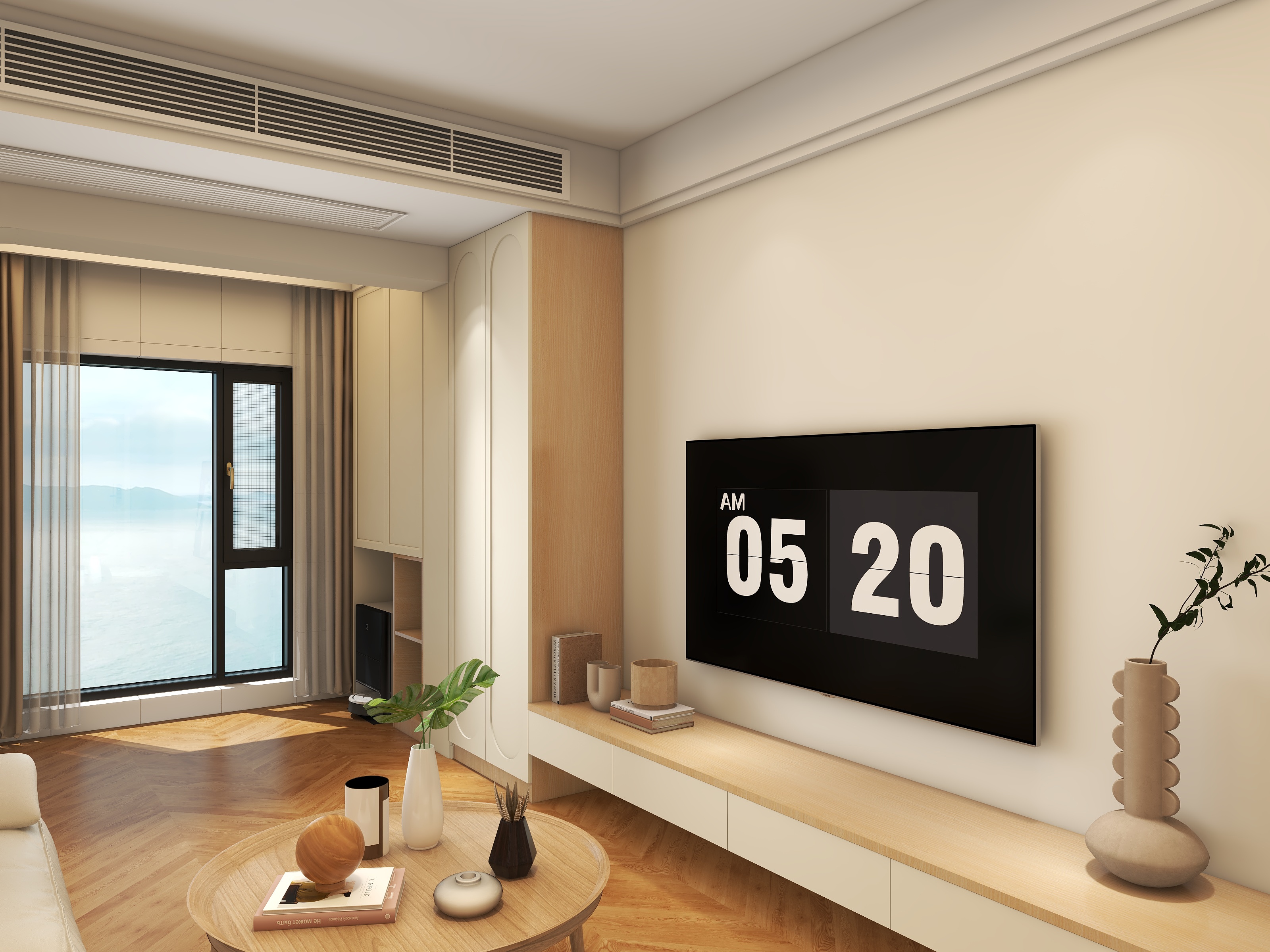 加一设计空间-尚棠源筑85㎡3室装修效果图