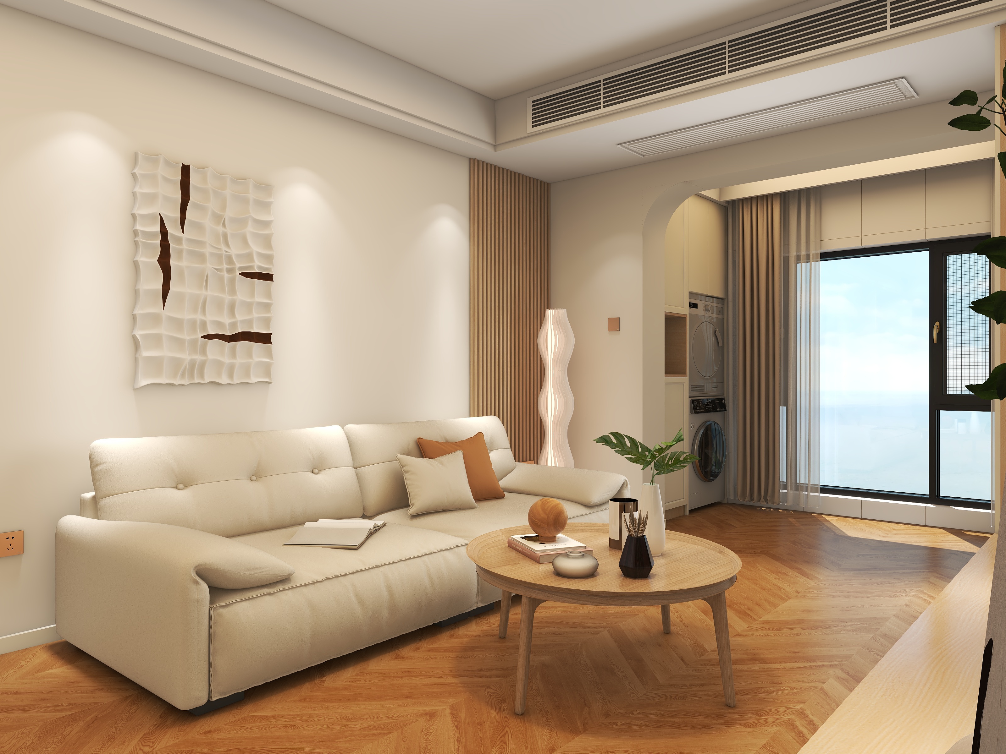 加一设计空间-尚棠源筑85㎡3室-装修设计方案