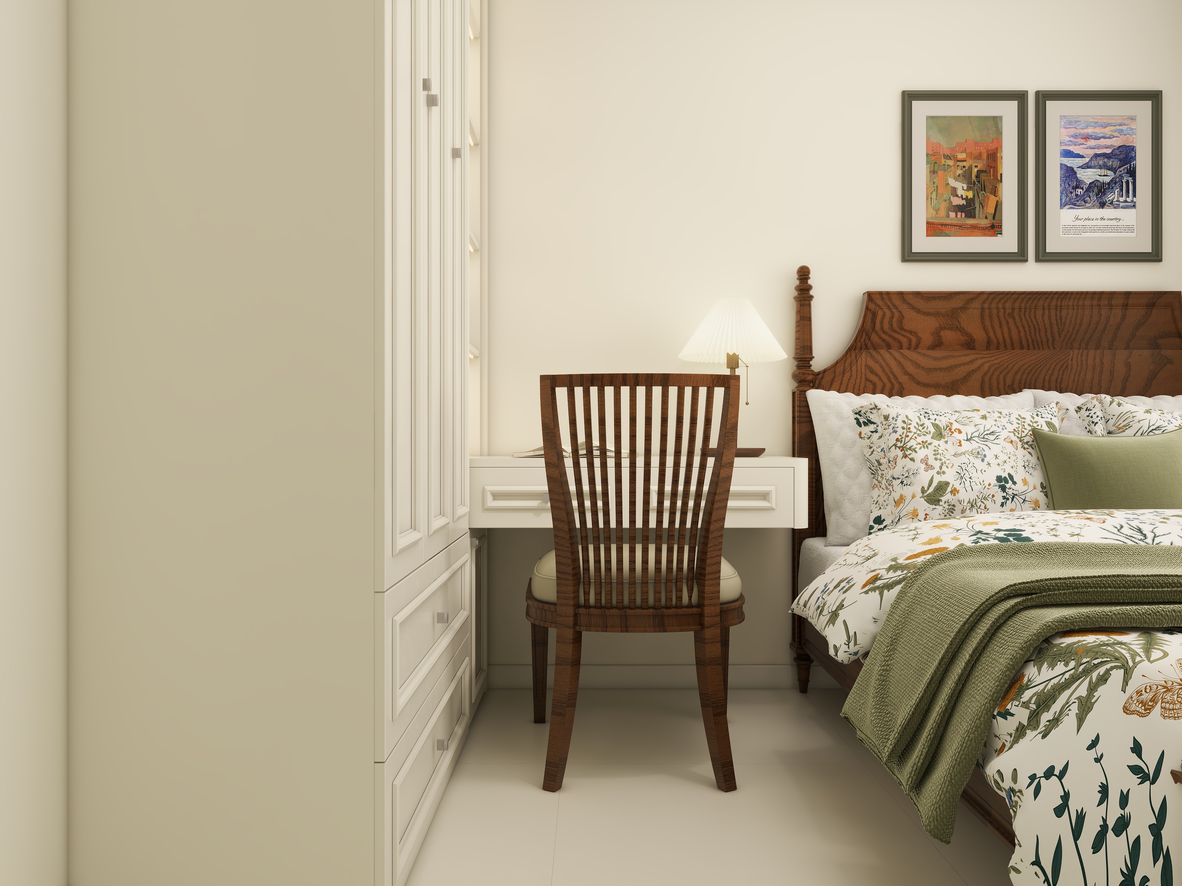 李佳洋-美式复古风装修效果图