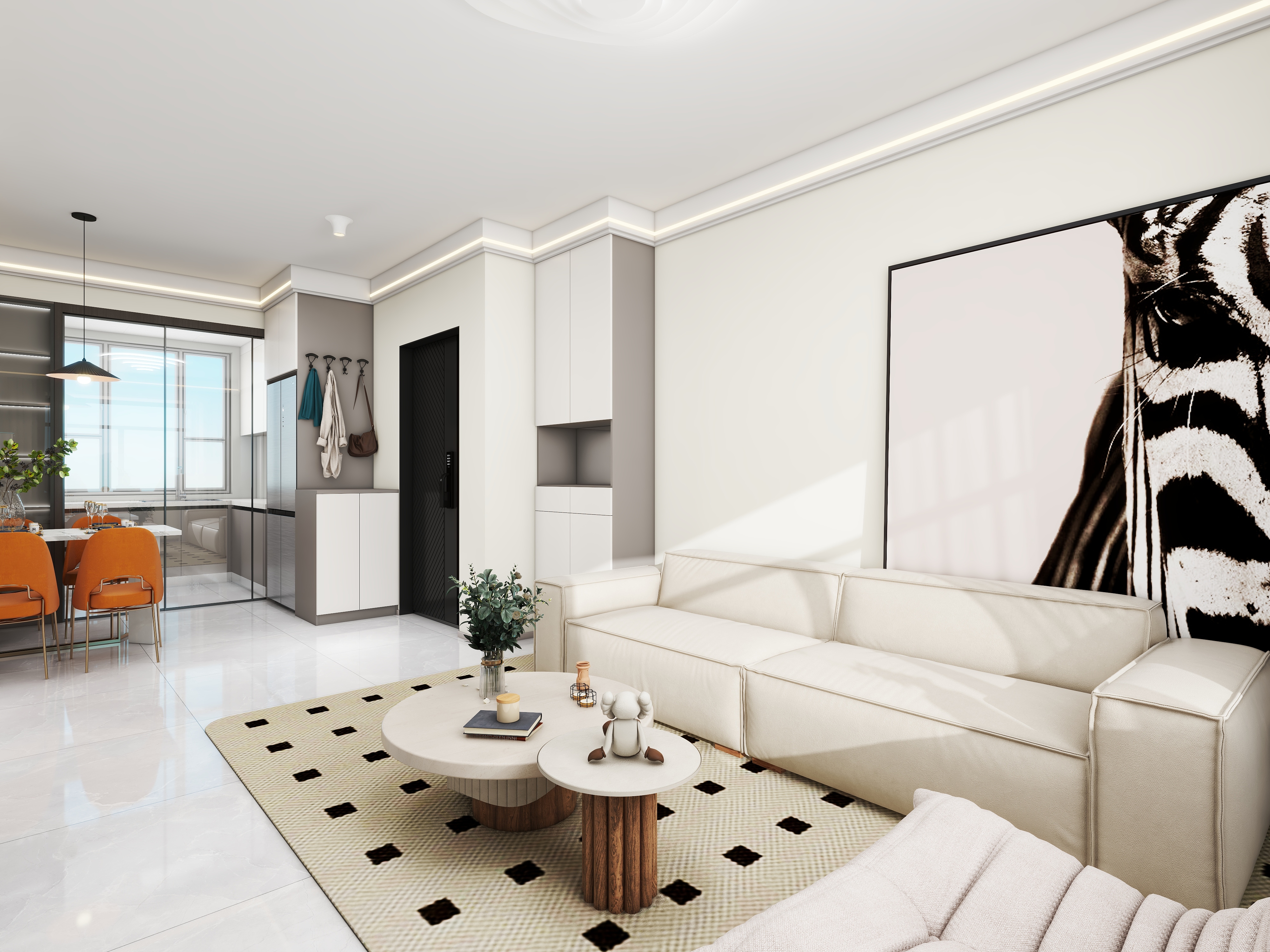 艾雪1-金汇苑小区87平米-装修设计方案