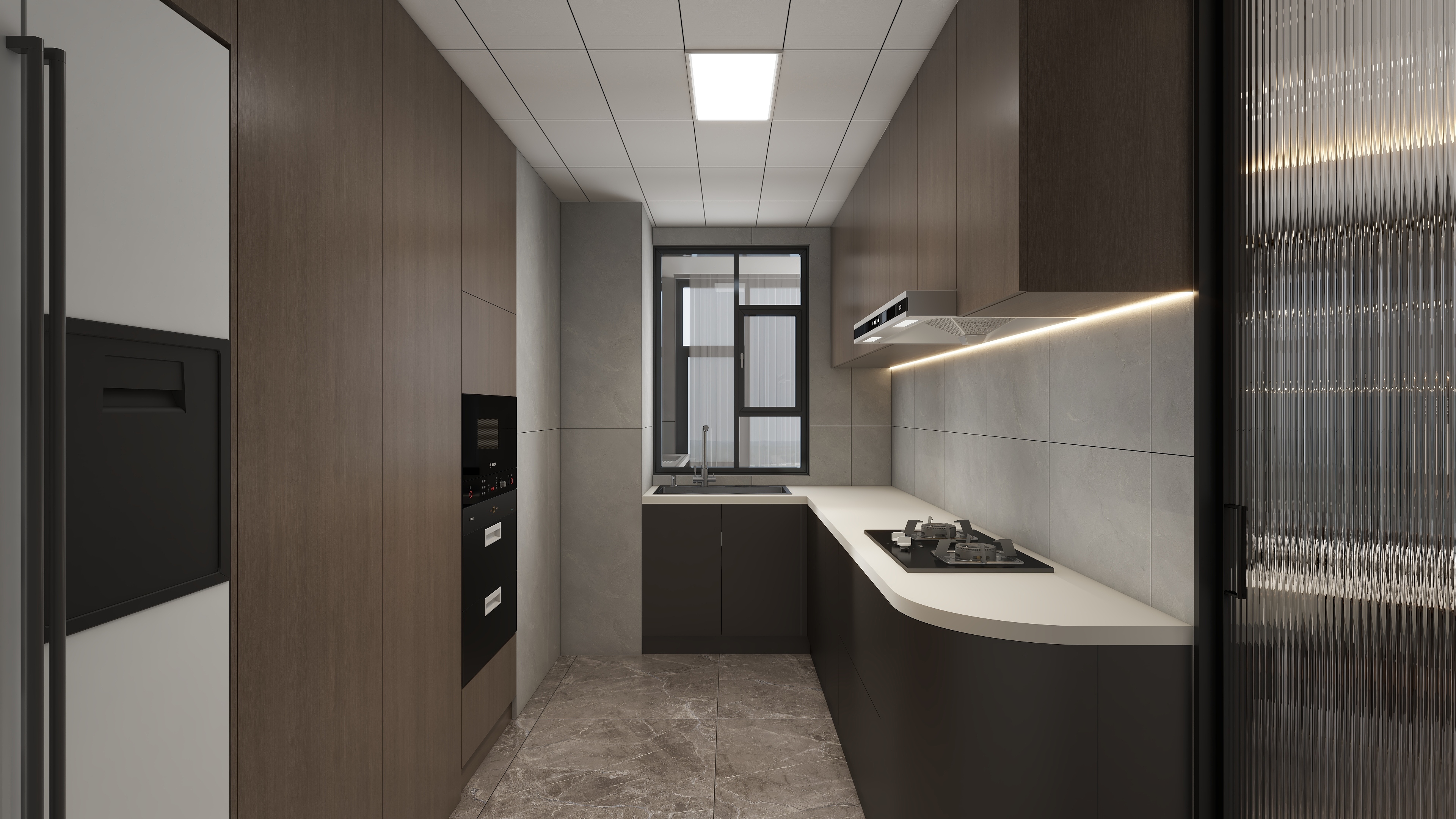 星空设计500-意式轻奢156㎡4室装修效果图