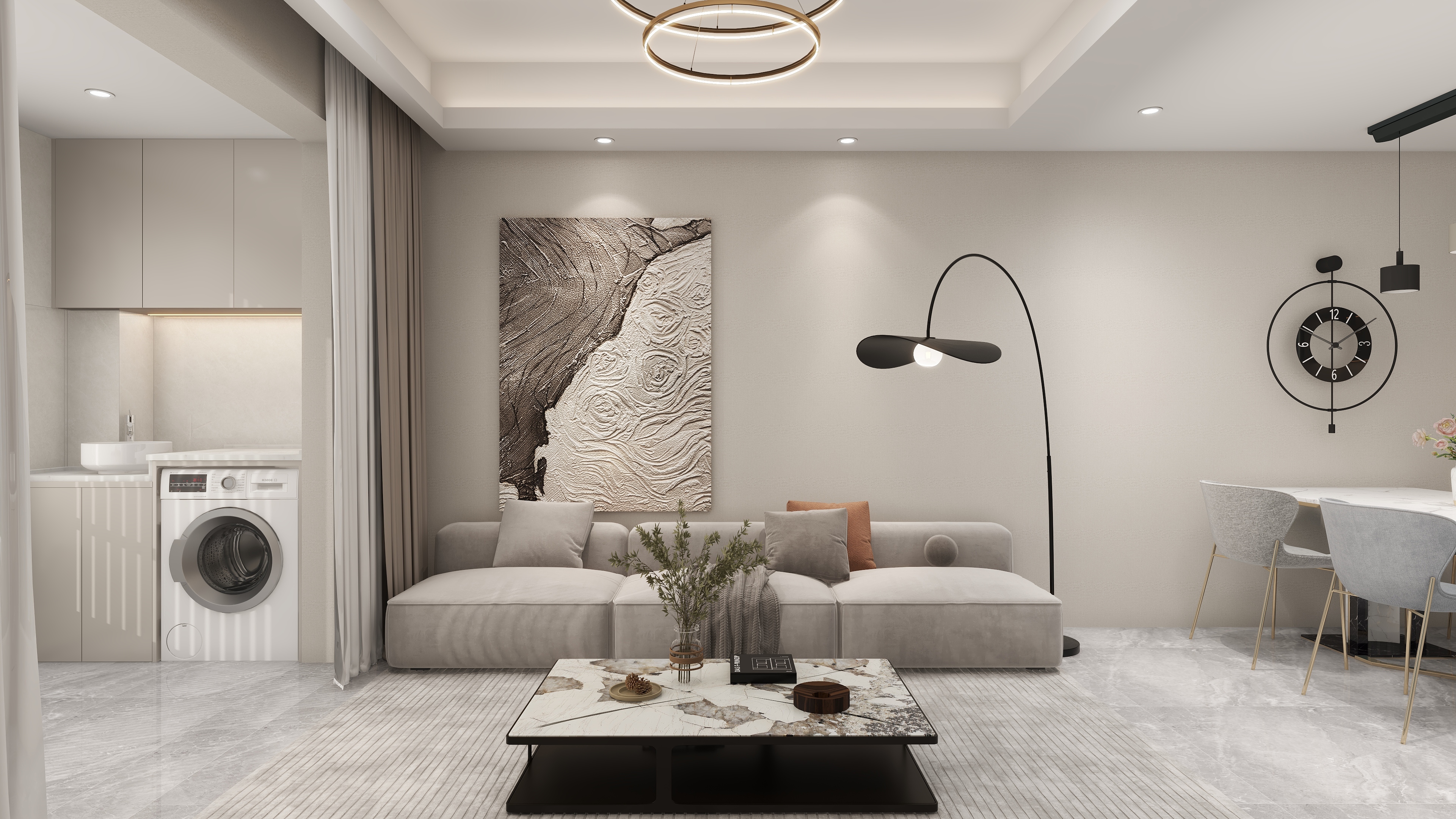 王知一-绿地国港新里城99-装修设计方案