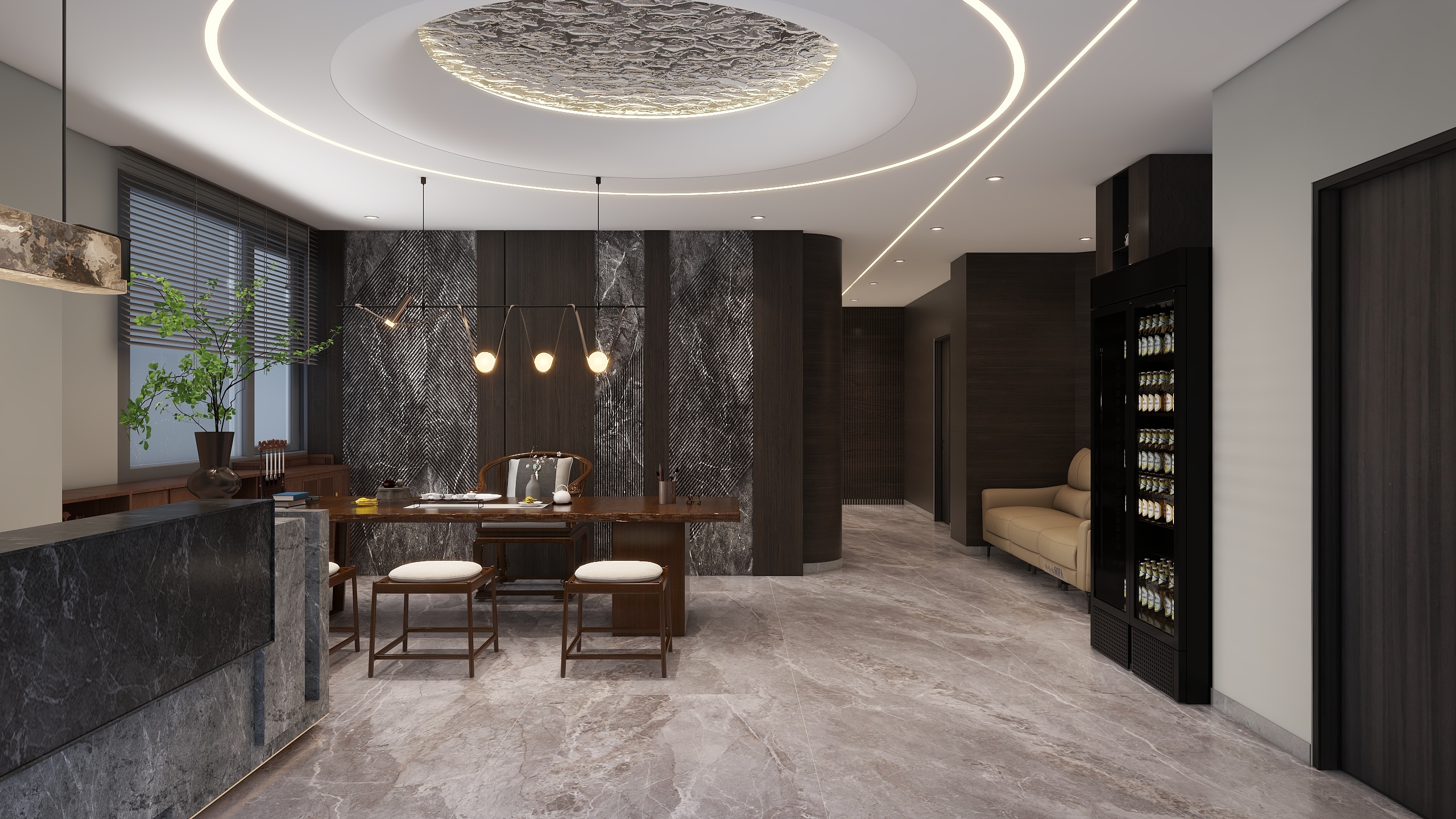 素丶流-青山合院-足浴店-装修设计方案