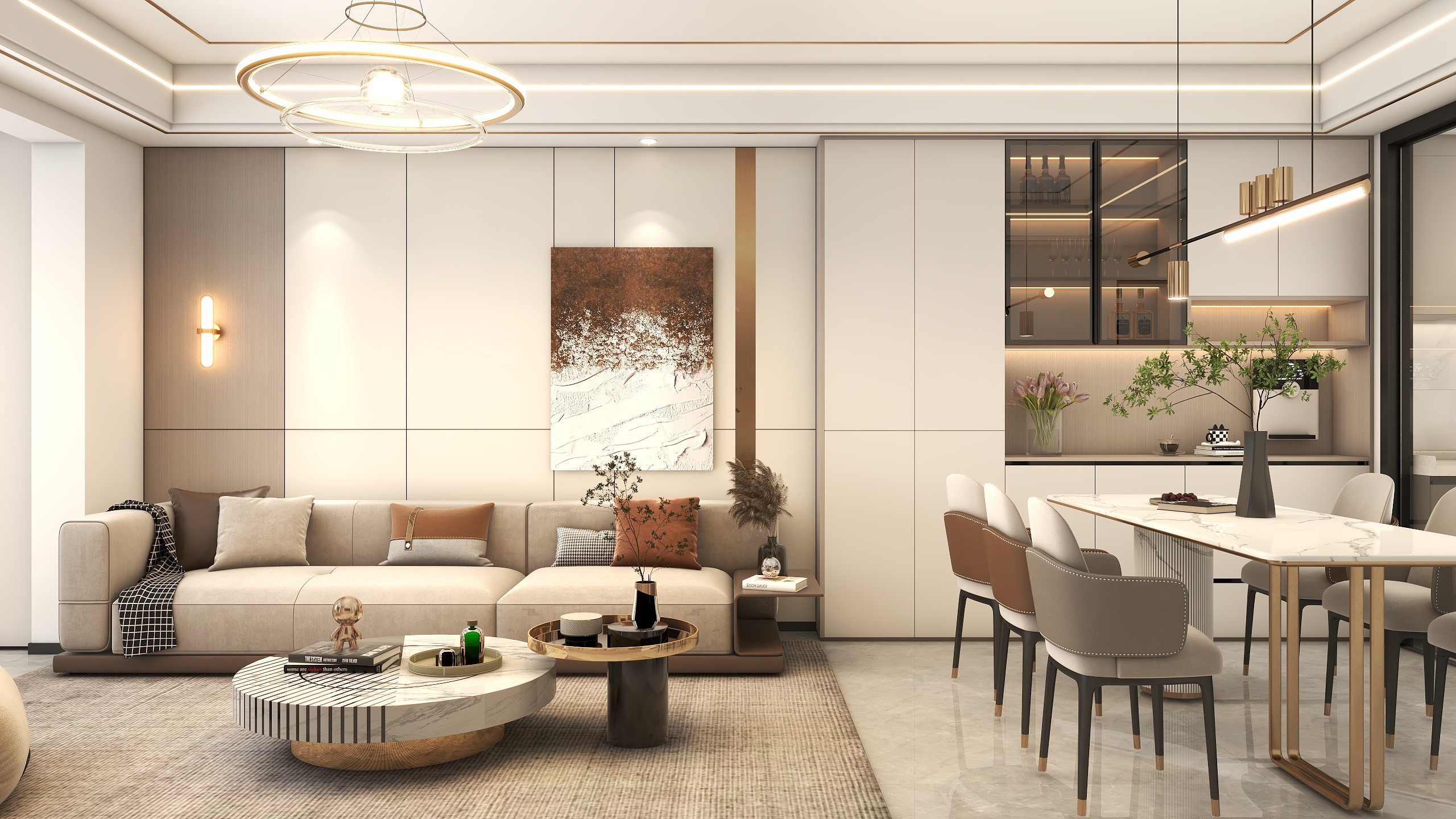 水色设计工作室-半夏阳光|183m²四房复式现代轻奢-装修设计方案