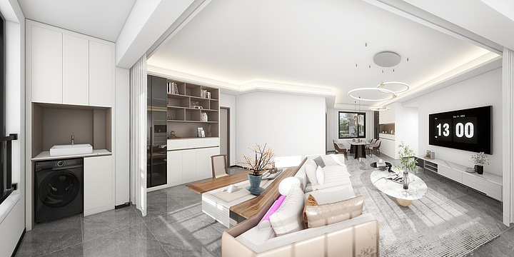 兰州业之峰装饰设计-保利和光尘樾6-2004-装修设计方案