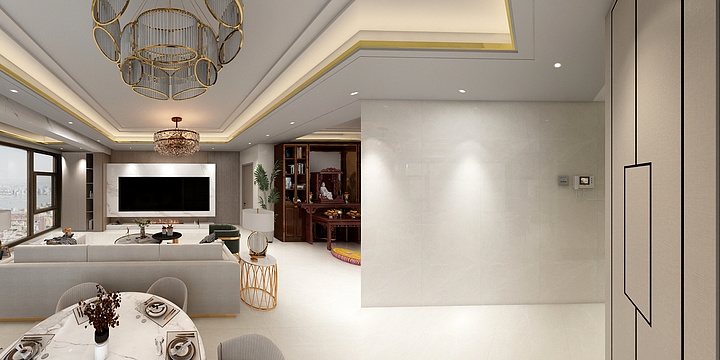 1342*XrgQ-樵山金茂悦-轻奢风-装修设计方案