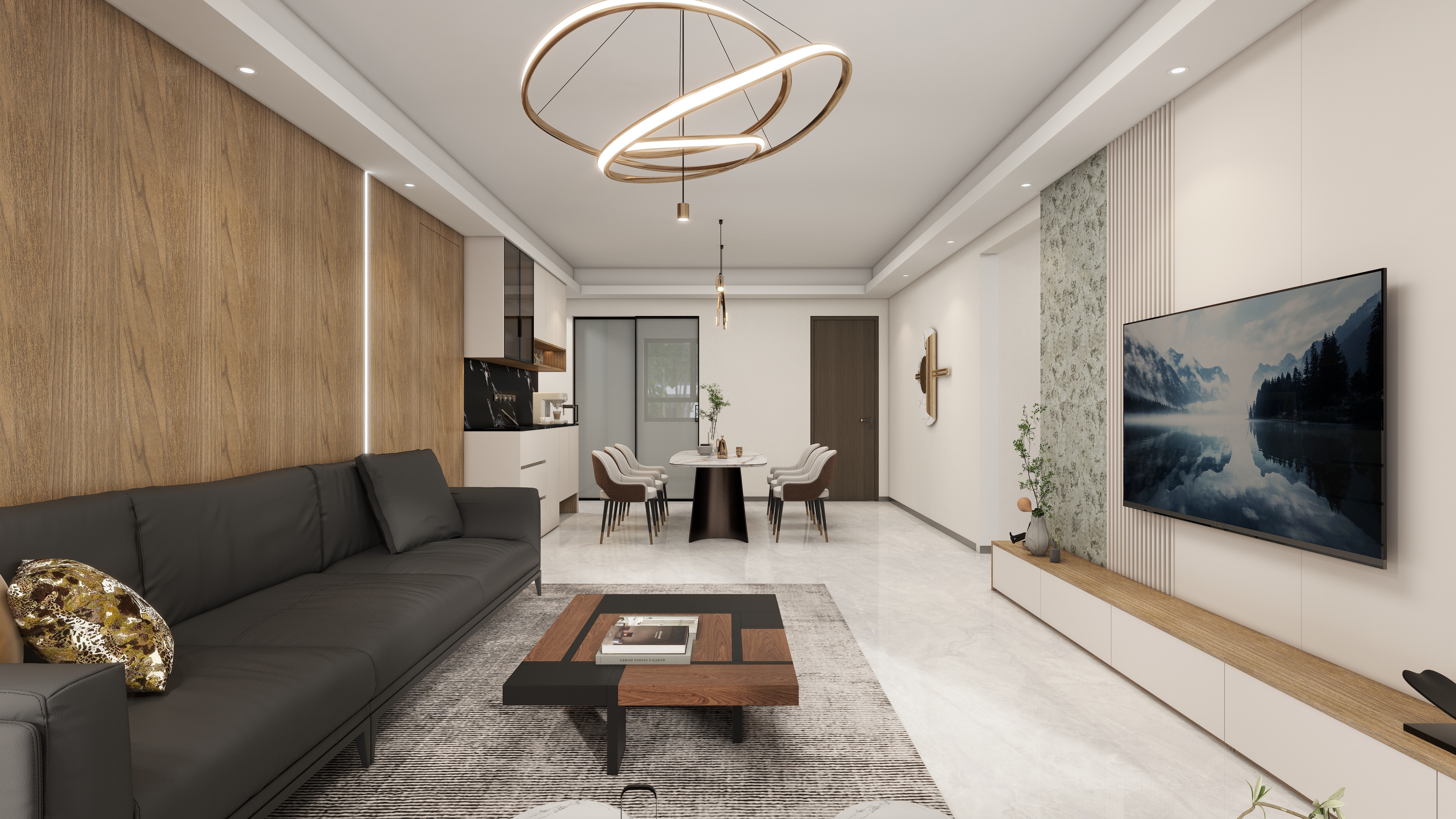 坷诺木业整木家居定制-碧桂园天汇143㎡4室-装修设计方案