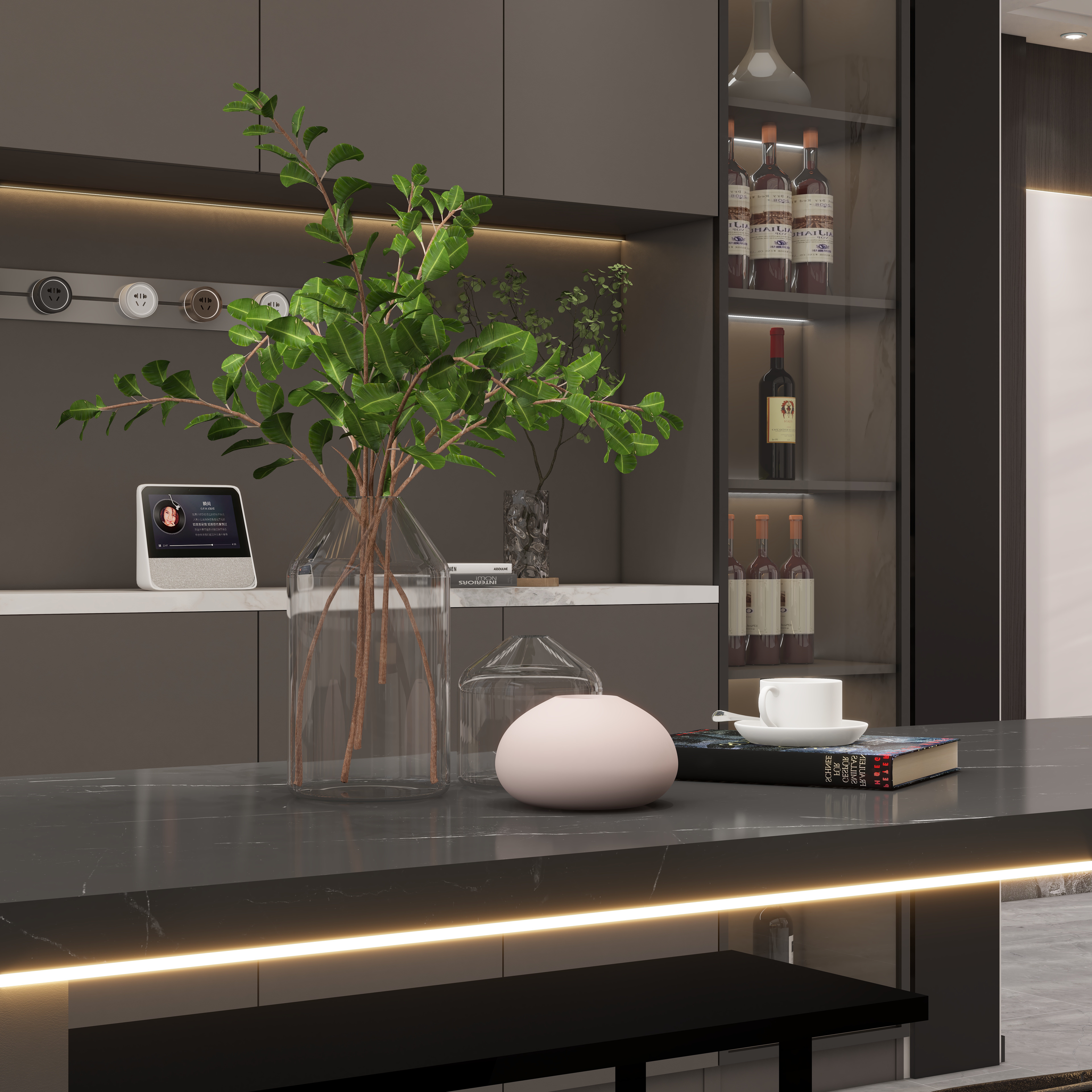 壹诺设计工作室-108㎡3室-现代简约装修效果图