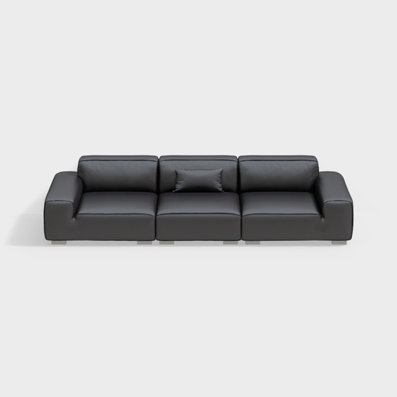 3m Leather Four adult Internet celebrity Big Black Bull sofa