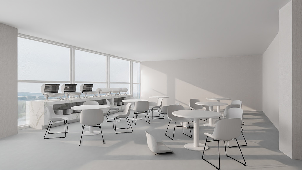 段鑫焱-餐厅建模-装修设计方案