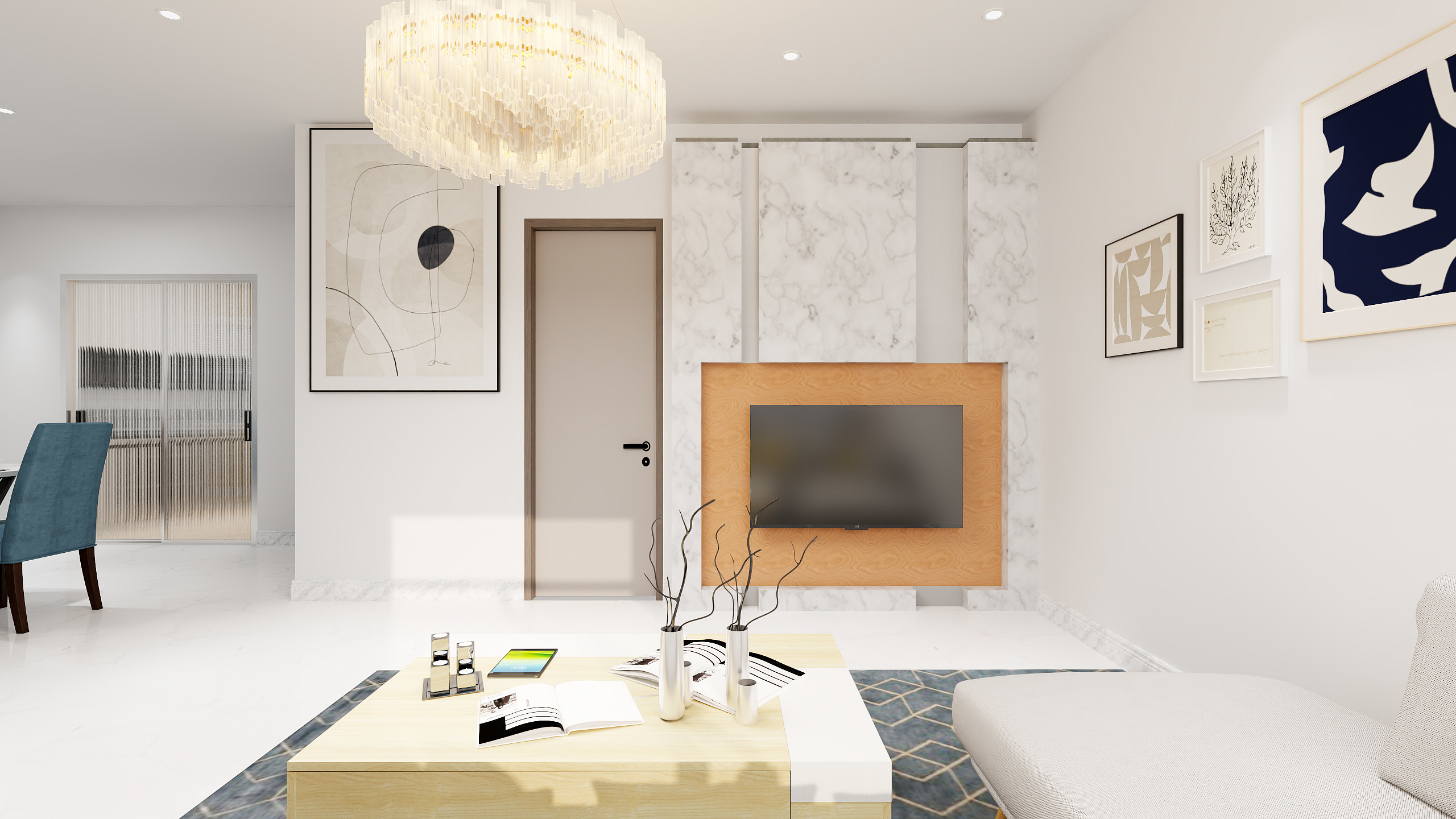 设计助手-雨辰文星现代简约125㎡3室-装修设计方案