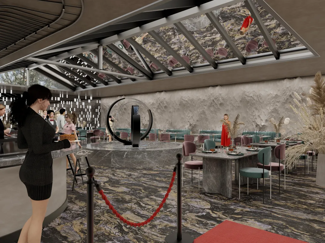 Arkitektonik的装修设计方案:Hotel Restaurant & Reception