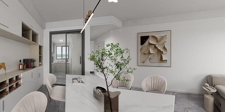 一路狂奔zvGV-峰尚装饰效果图-装修设计方案