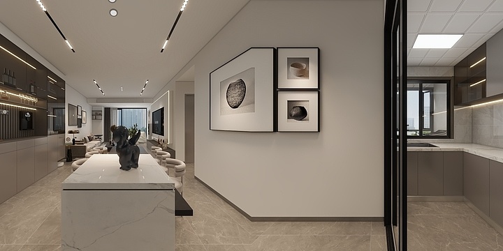 LINFLEE-芳华里车先生简约黑白灰2-装修设计方案