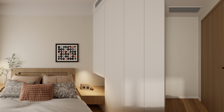 猫川效果图-奶油原木-装修设计方案