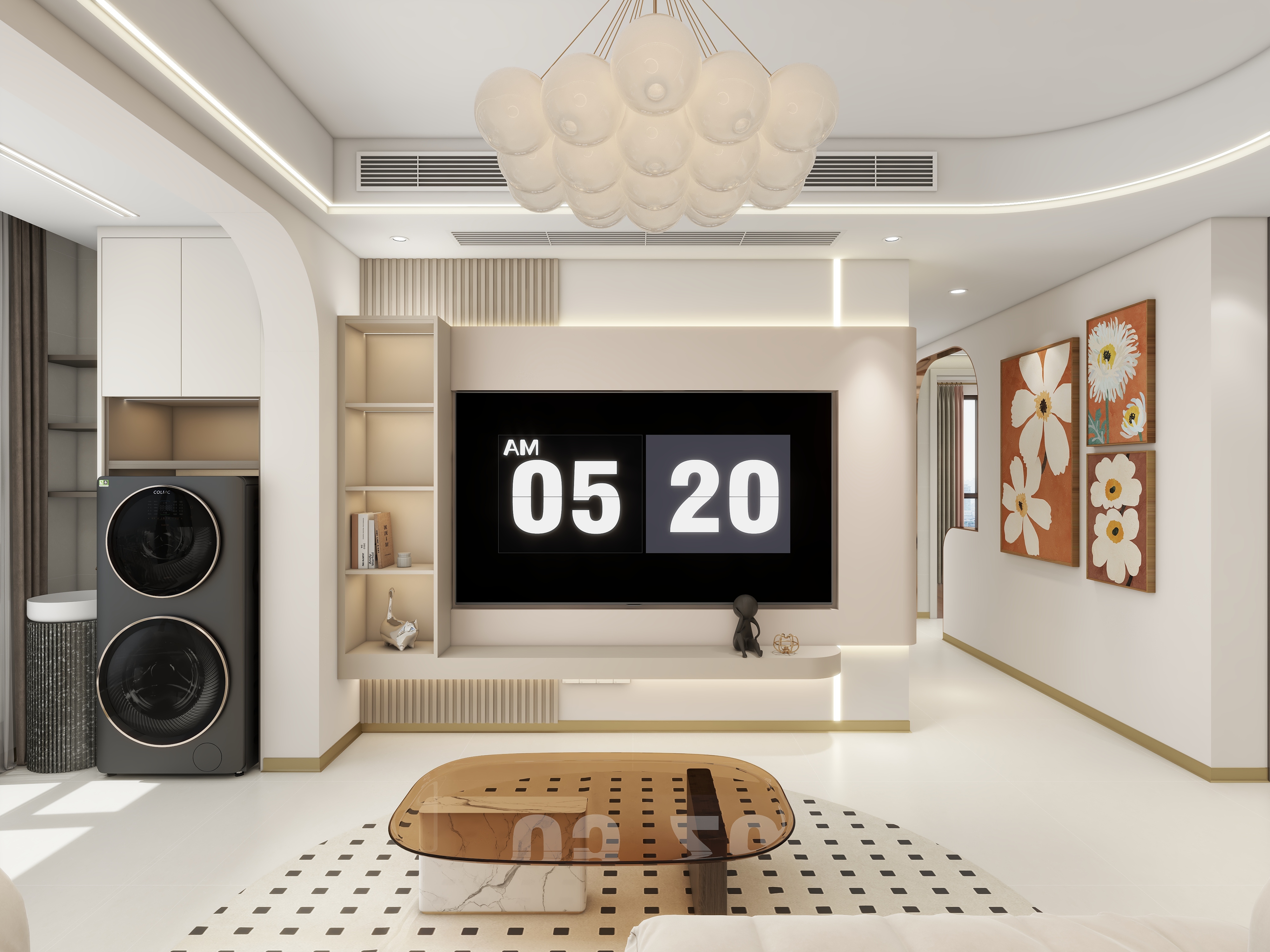 宋毅- 南京-时光印象 奶油风-装修设计方案