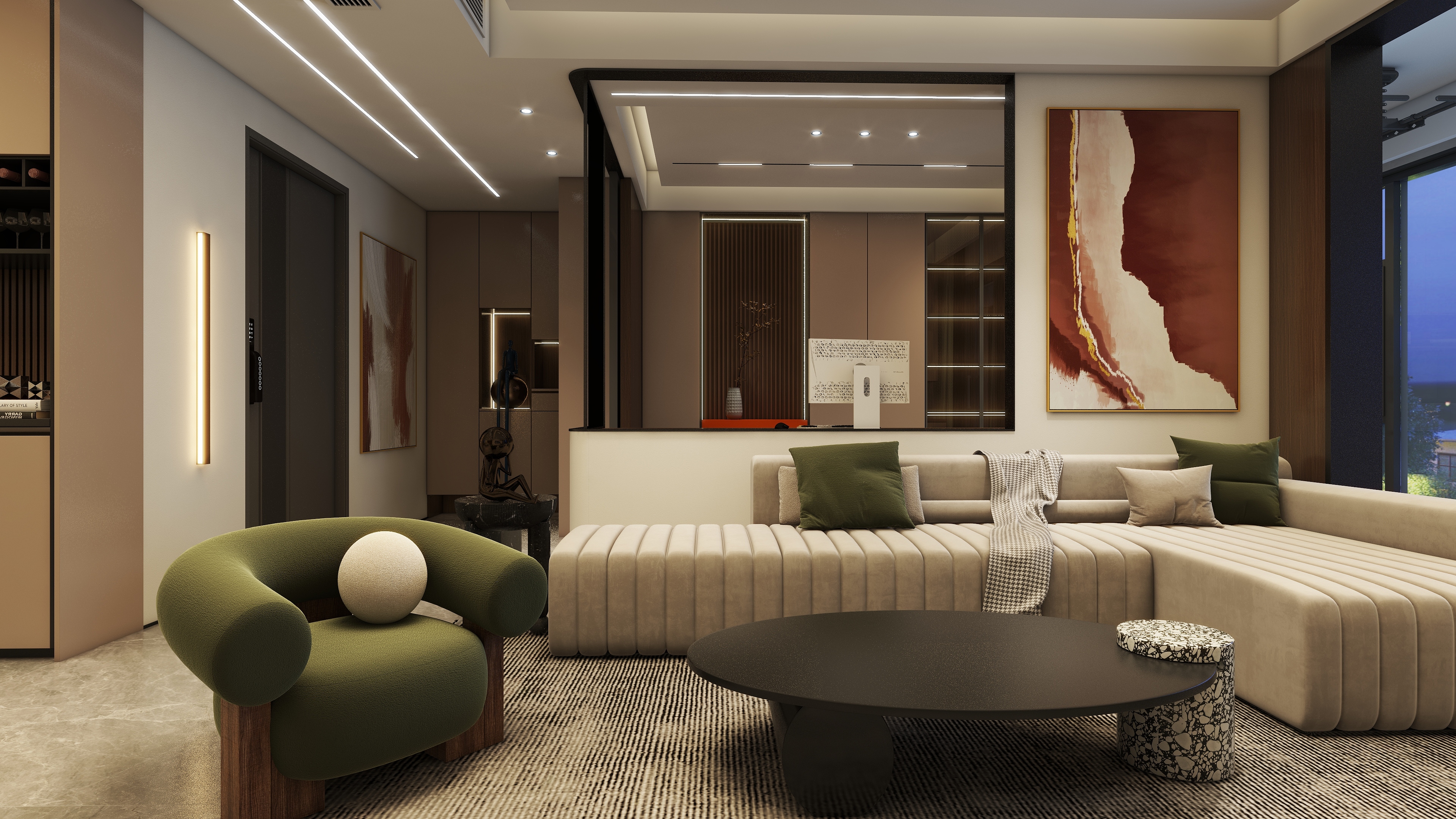 顾佳萤-108㎡1室-装修设计方案