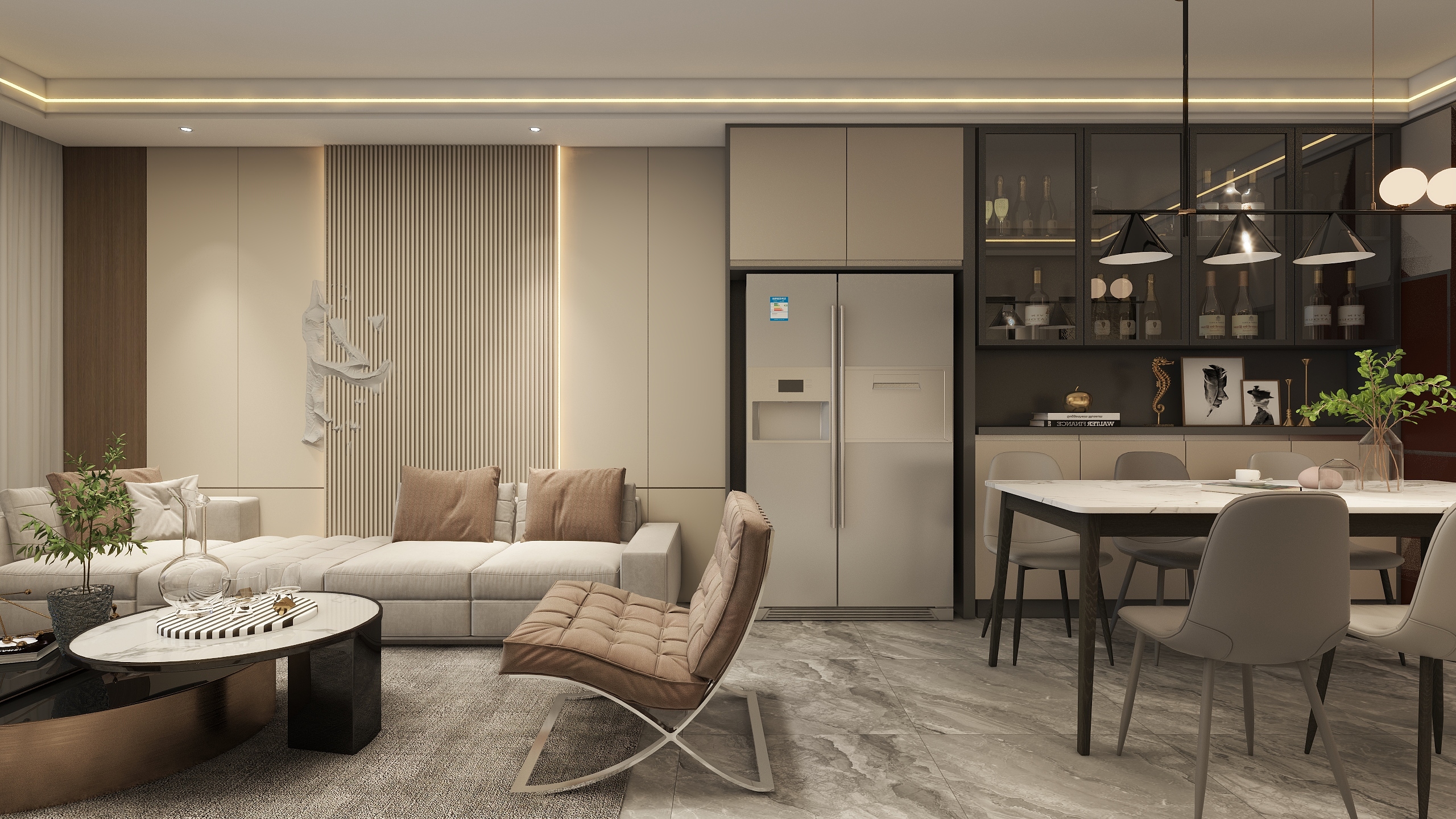 云天设计工作室-湖北庄125效果图-装修设计方案