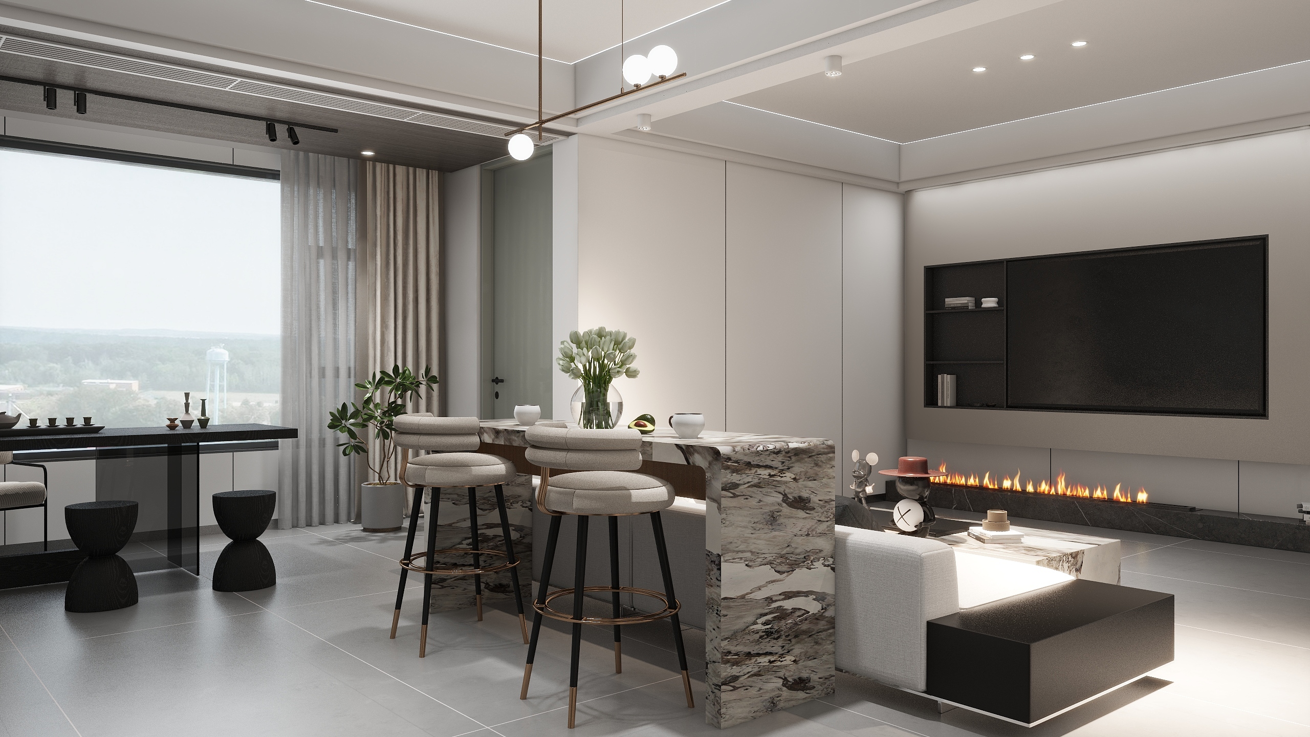 柠檬鱼宝-现代简约风168方-装修设计方案