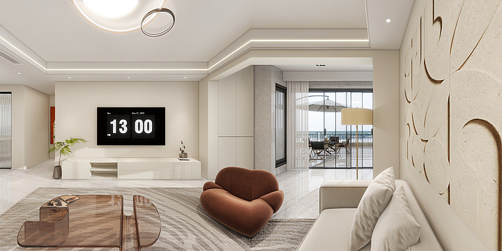 西峡曲美nZIy-中央公园4期18-2-101-装修设计方案